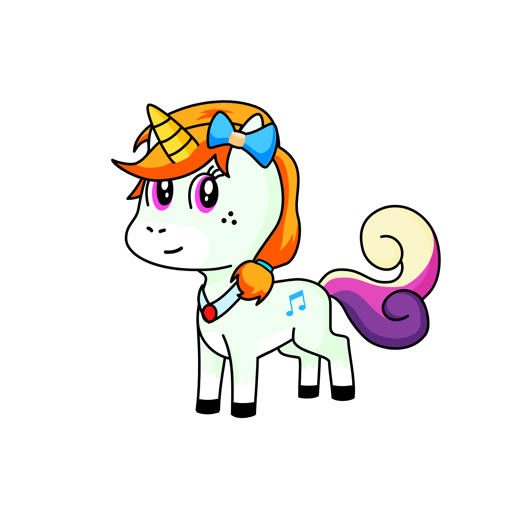 princess fluff ball, the unicorn