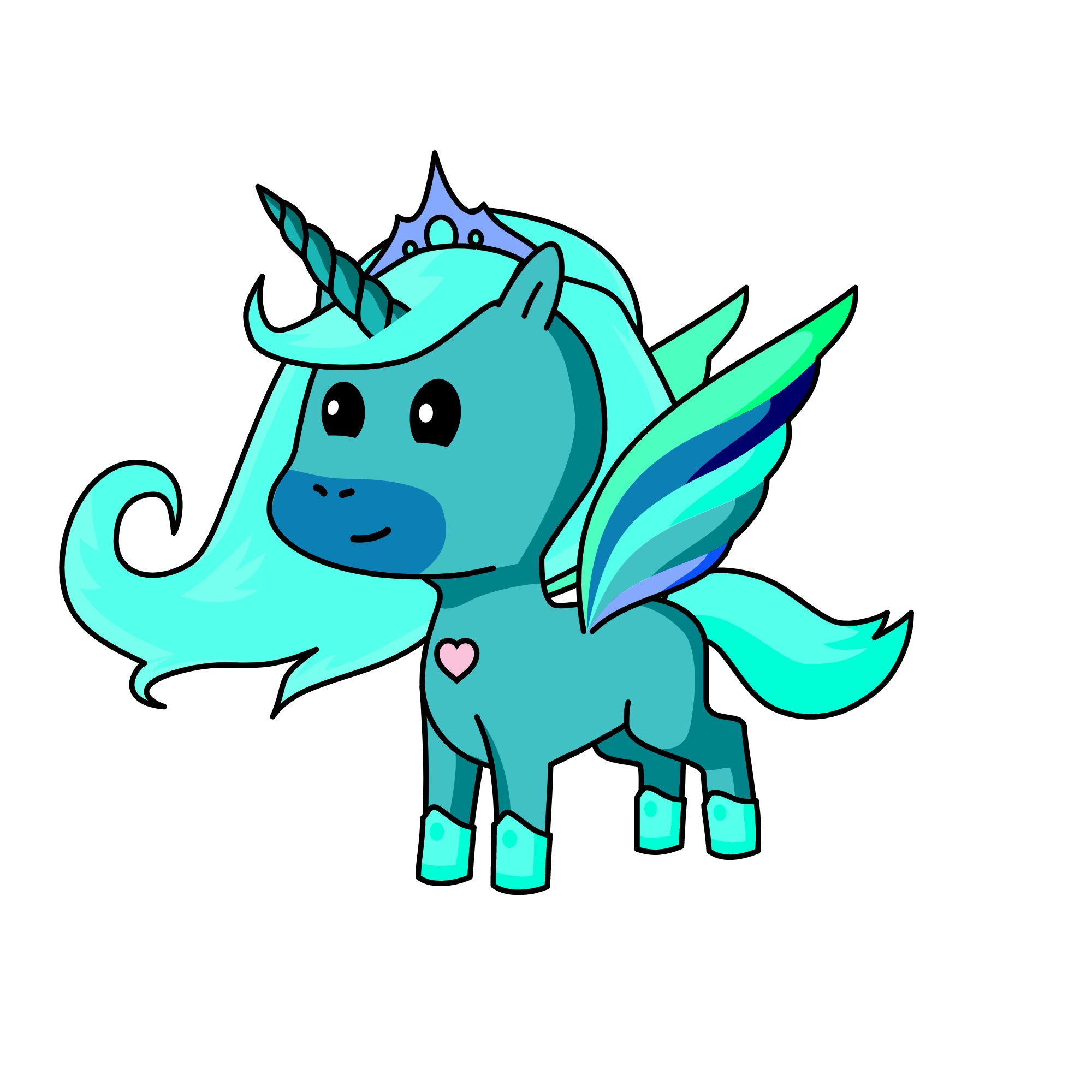 Sea Shine, the unicorn