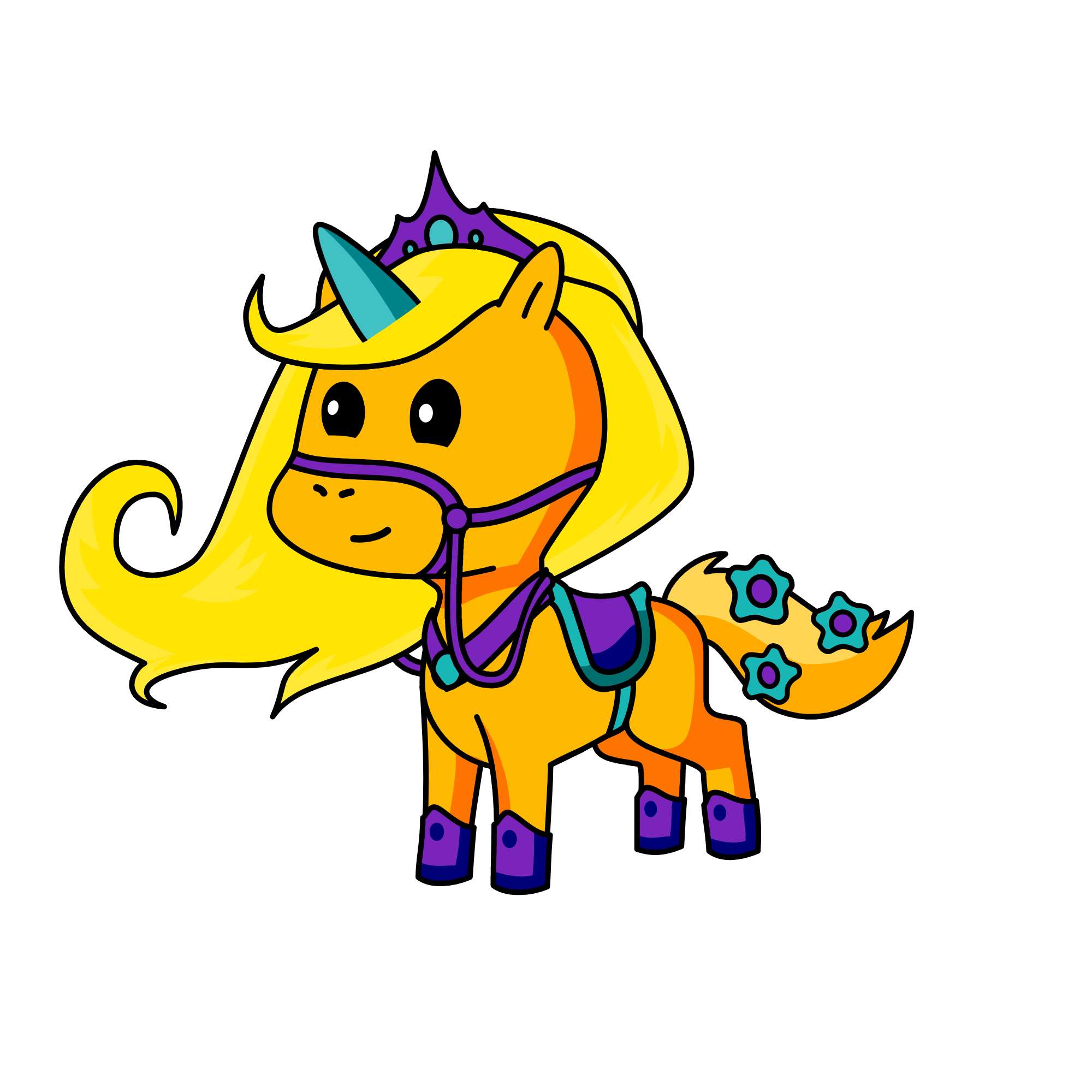 Royally, the unicorn