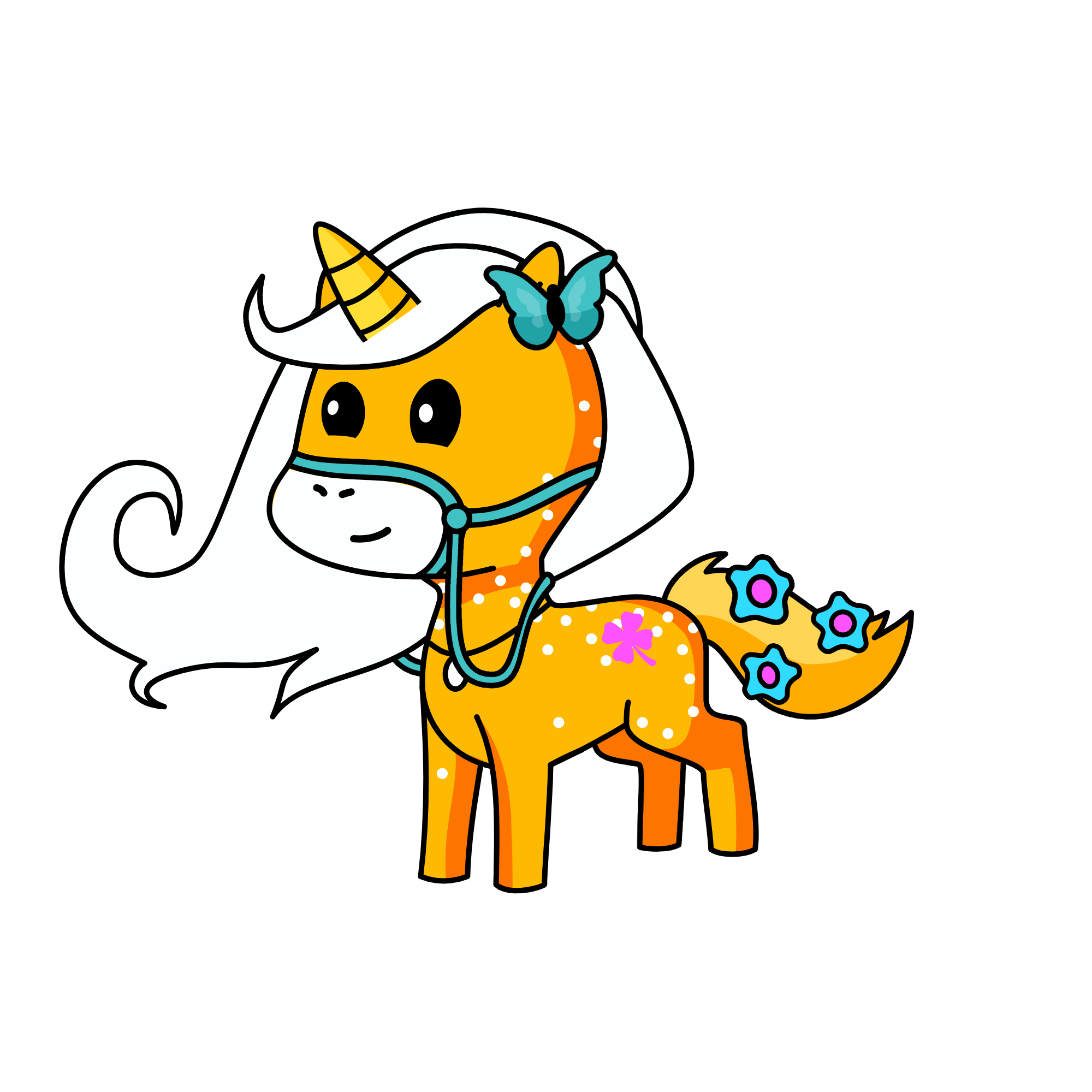 Lucky, the unicorn