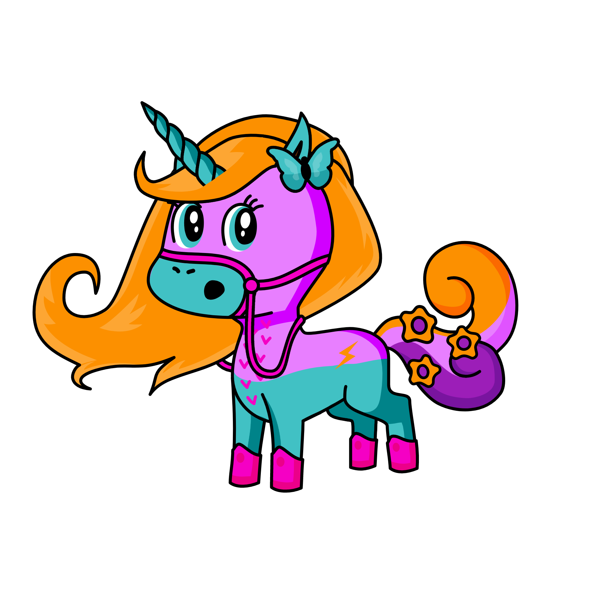 Angela, the unicorn