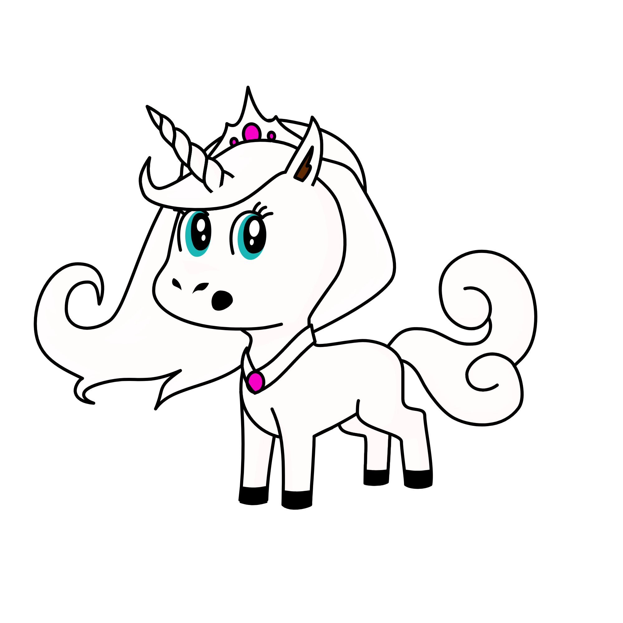 Winter Unicorn, the unicorn