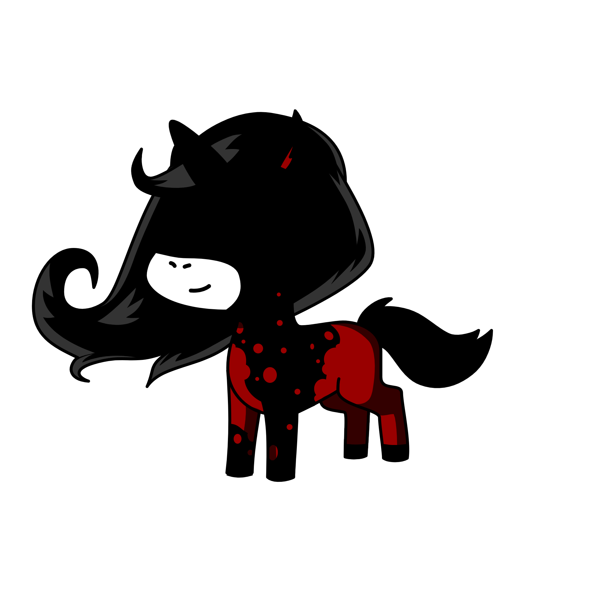 Creepy, the unicorn