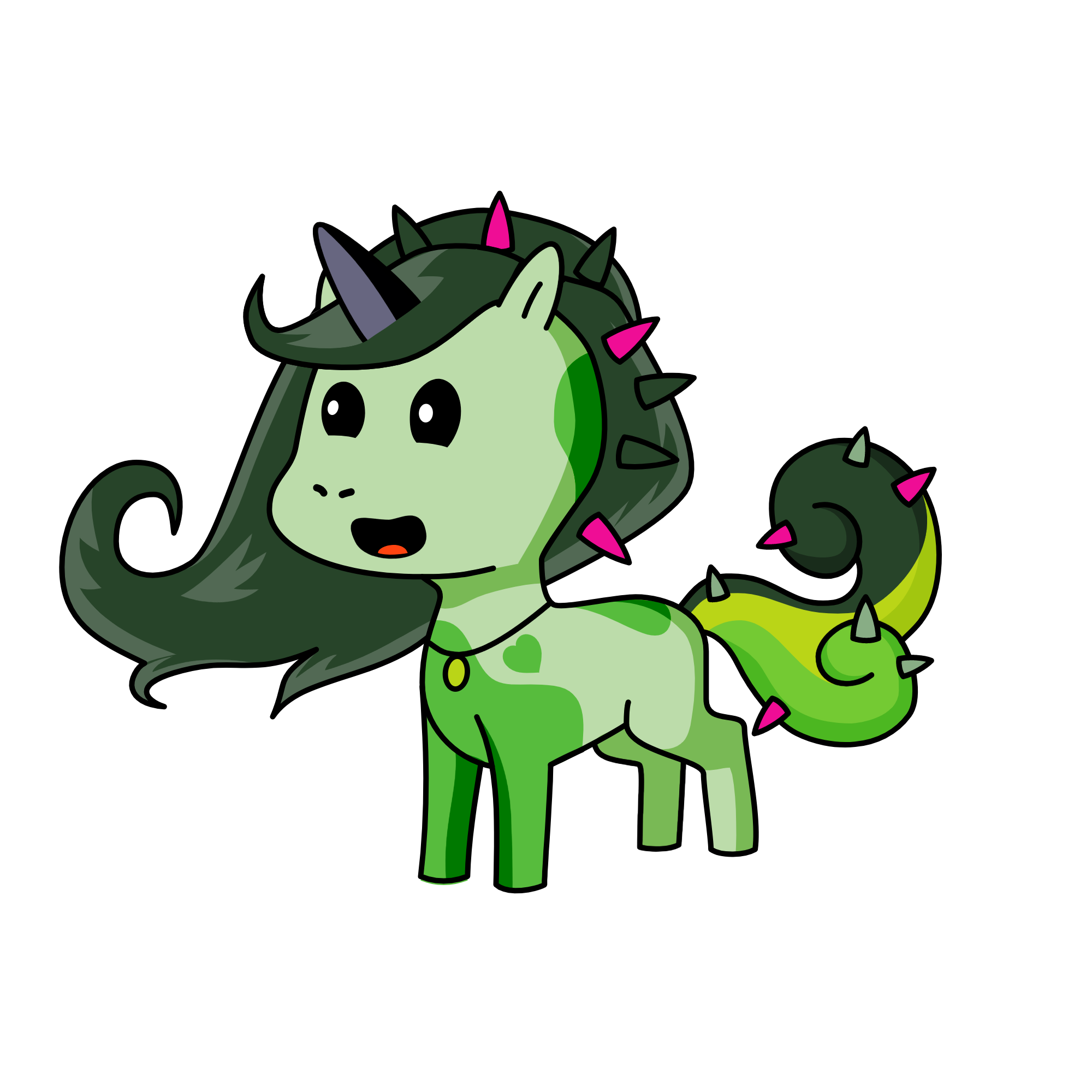 GRASSY*, the unicorn