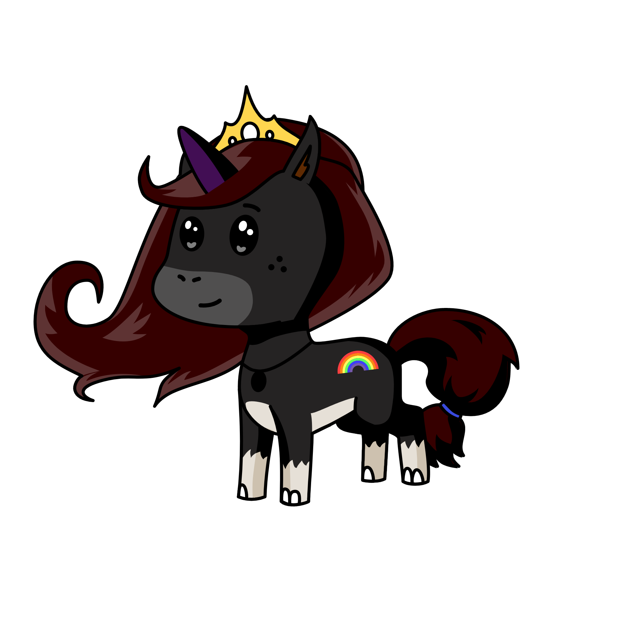 The moon prinsess, the unicorn