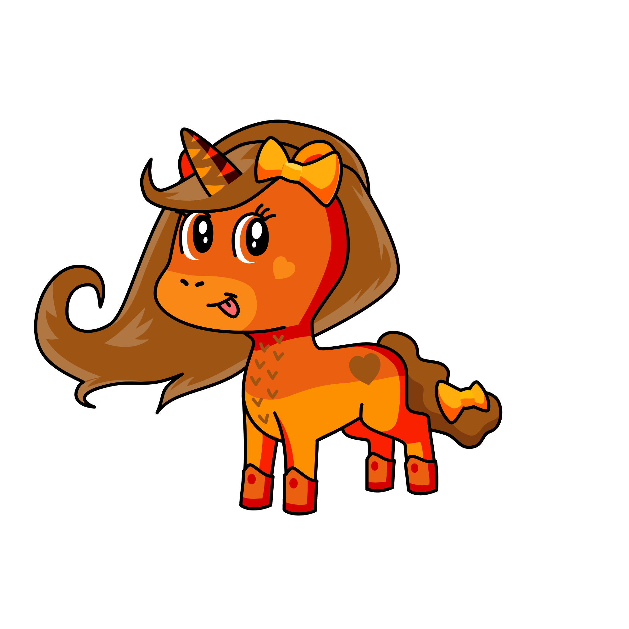 Queen Orange, the unicorn