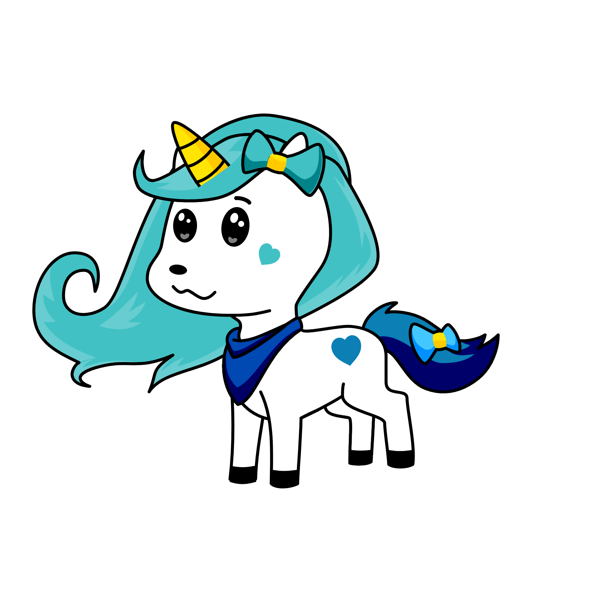 Snowy, the unicorn