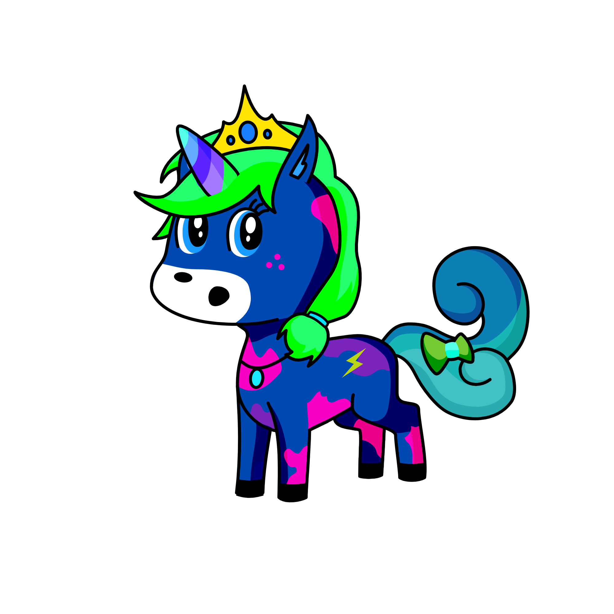 DEBIL   DLAGON.KING, the unicorn