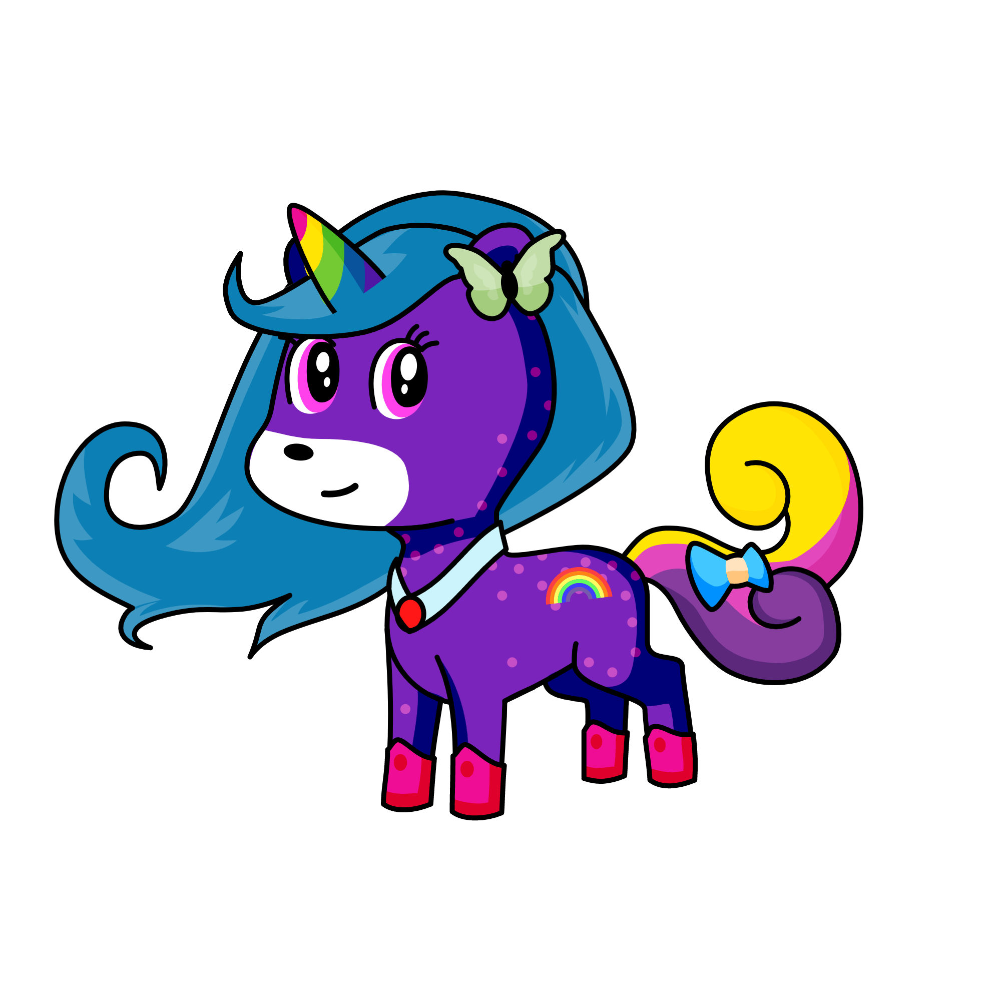 Hatsune Miku, the unicorn