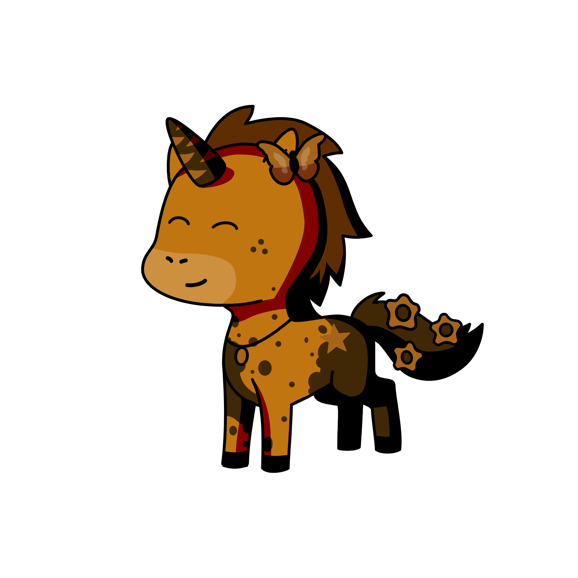 Muddy, the unicorn