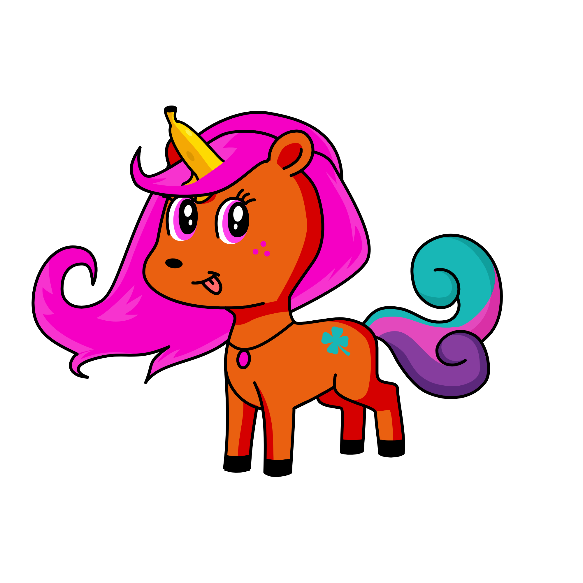 bannana head, the unicorn