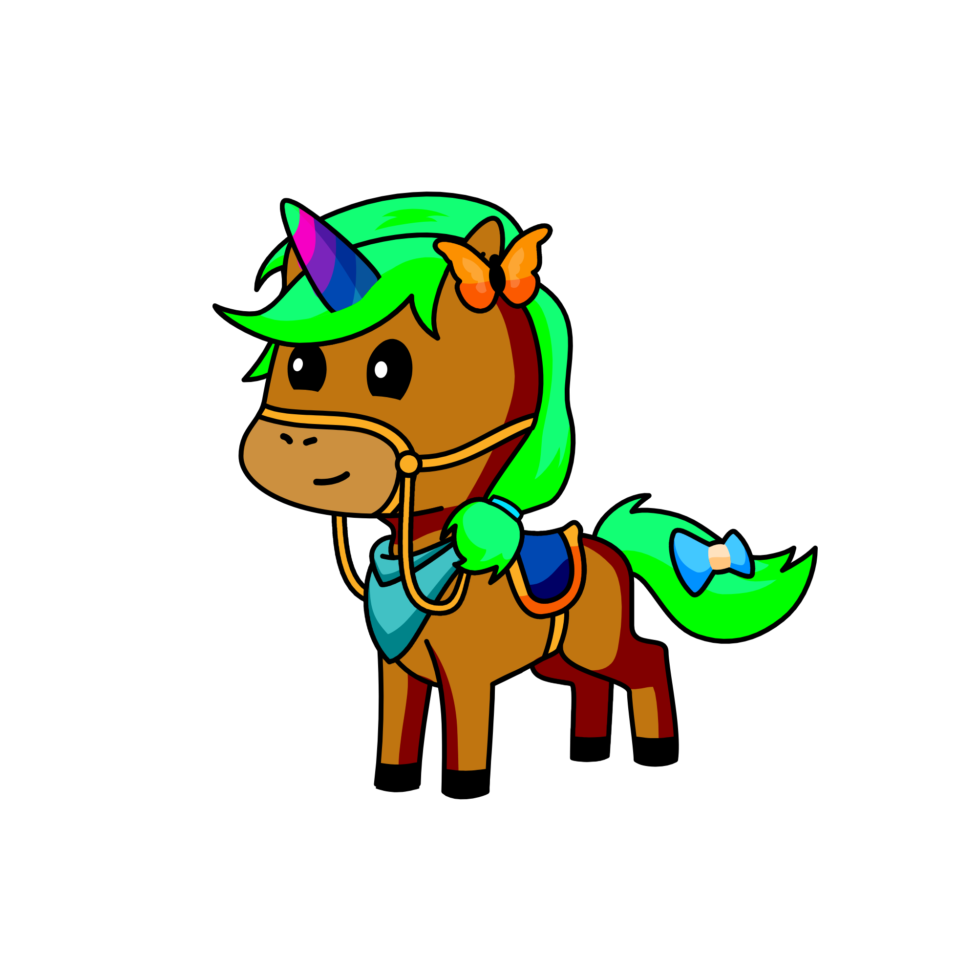 greenny, the unicorn
