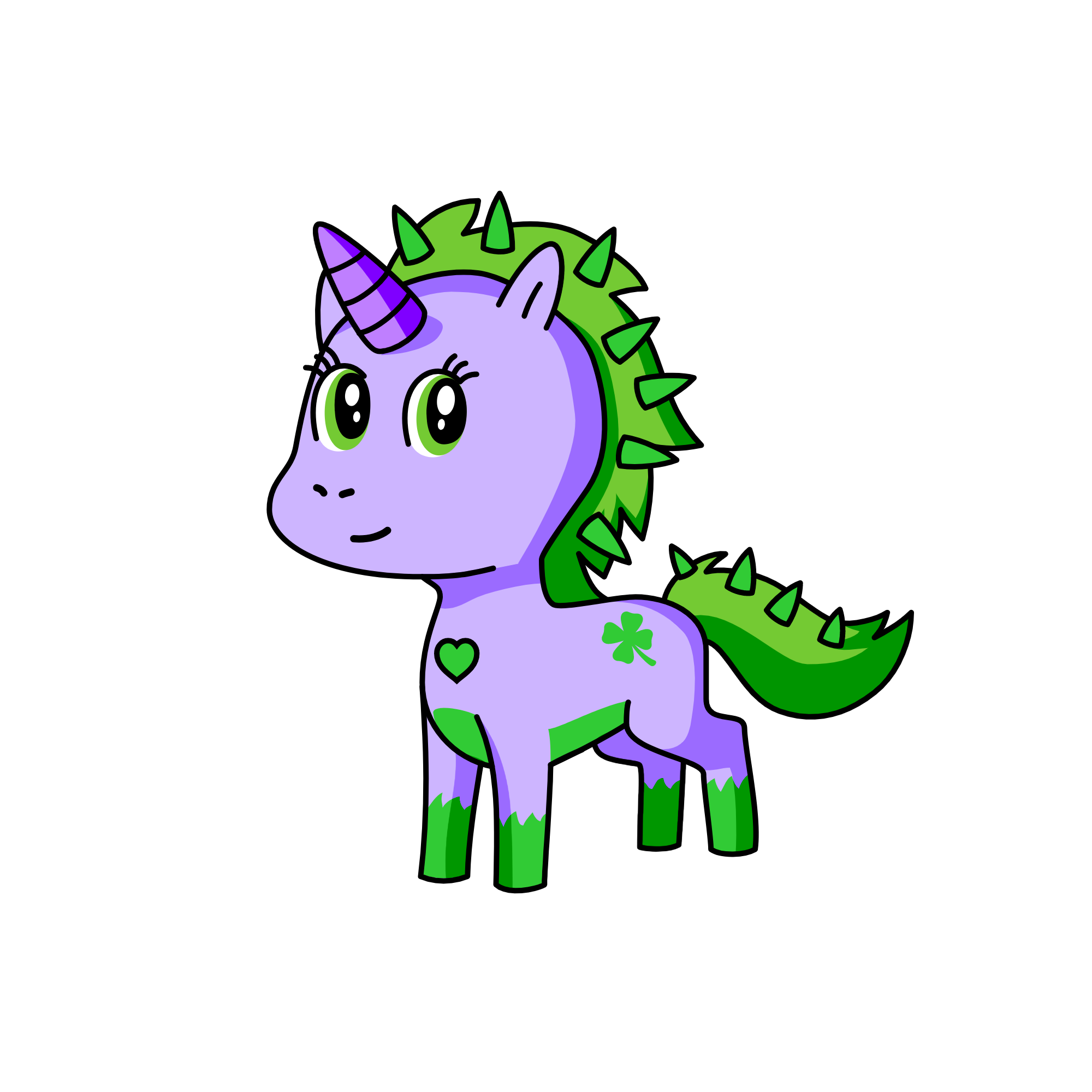 Spike, the unicorn