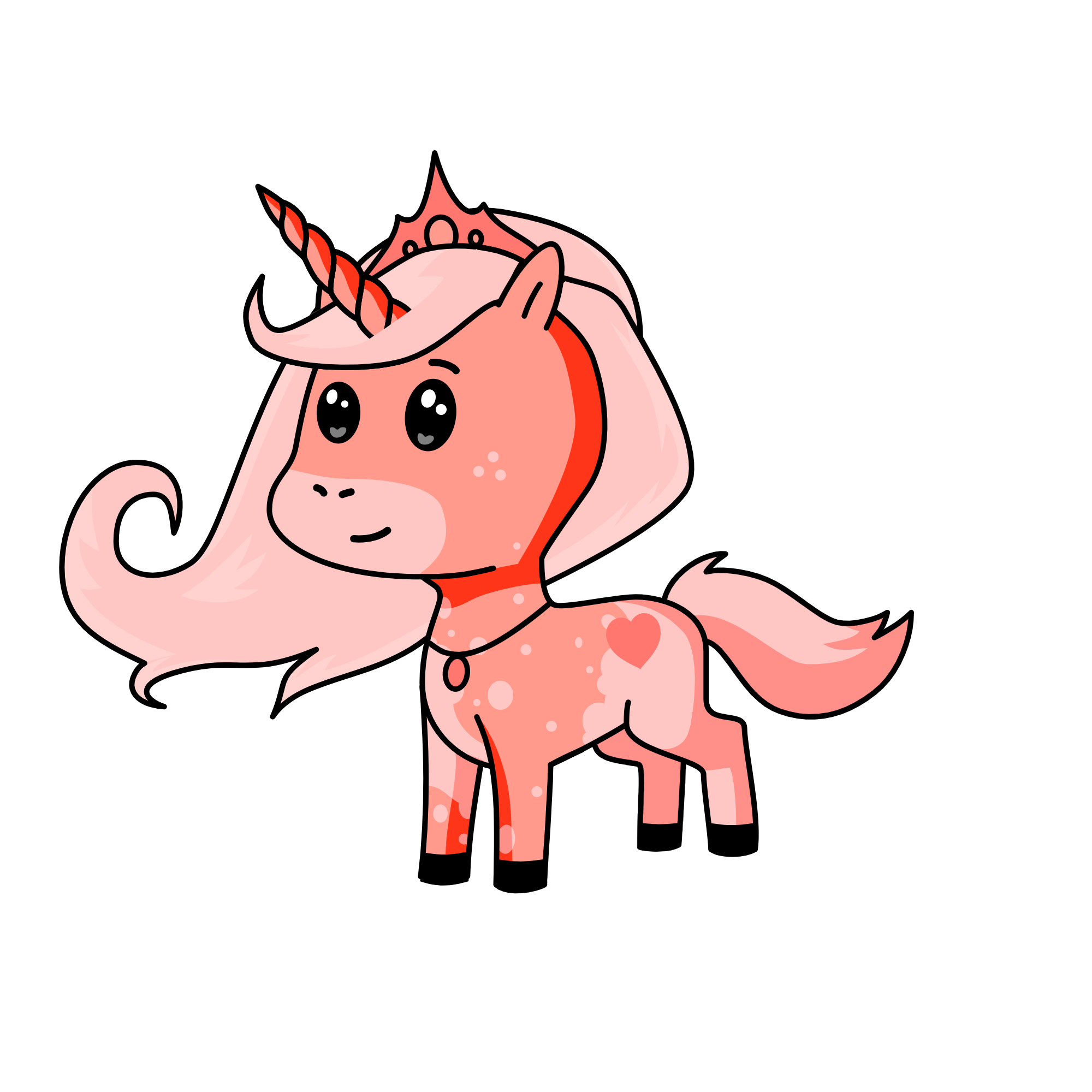 Coral, the unicorn