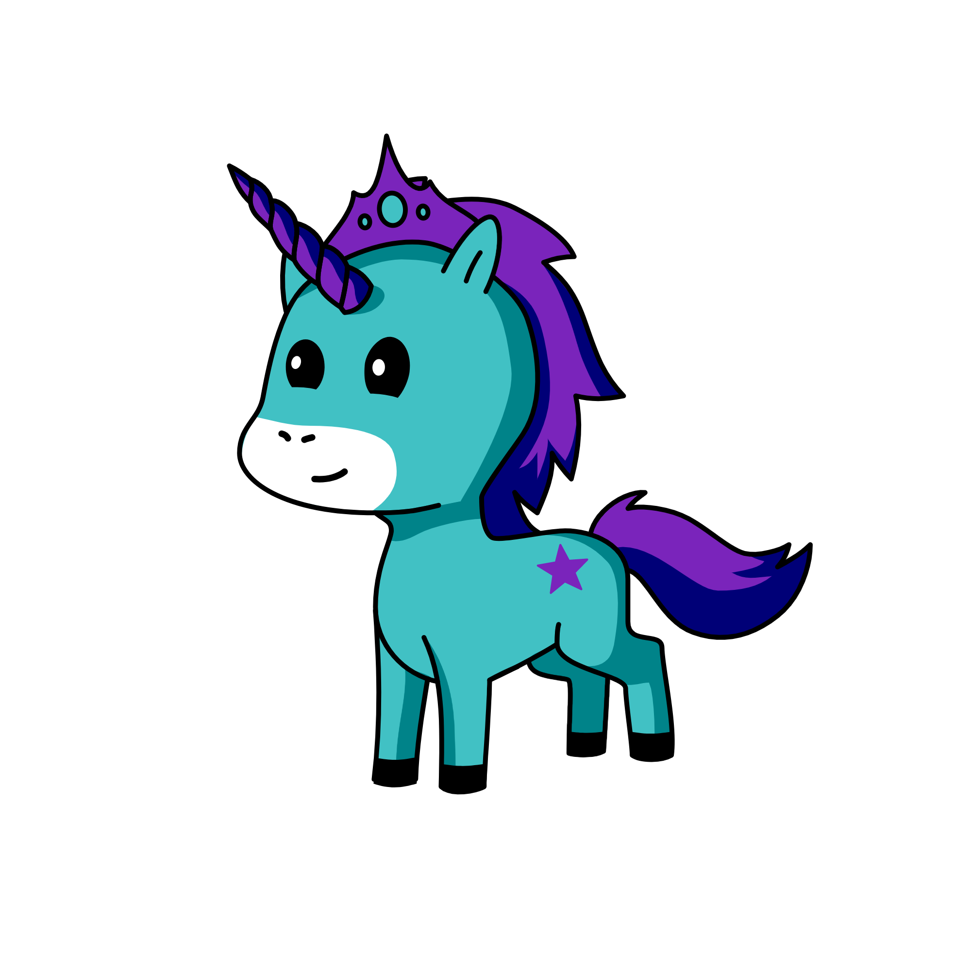 Midnight, the unicorn