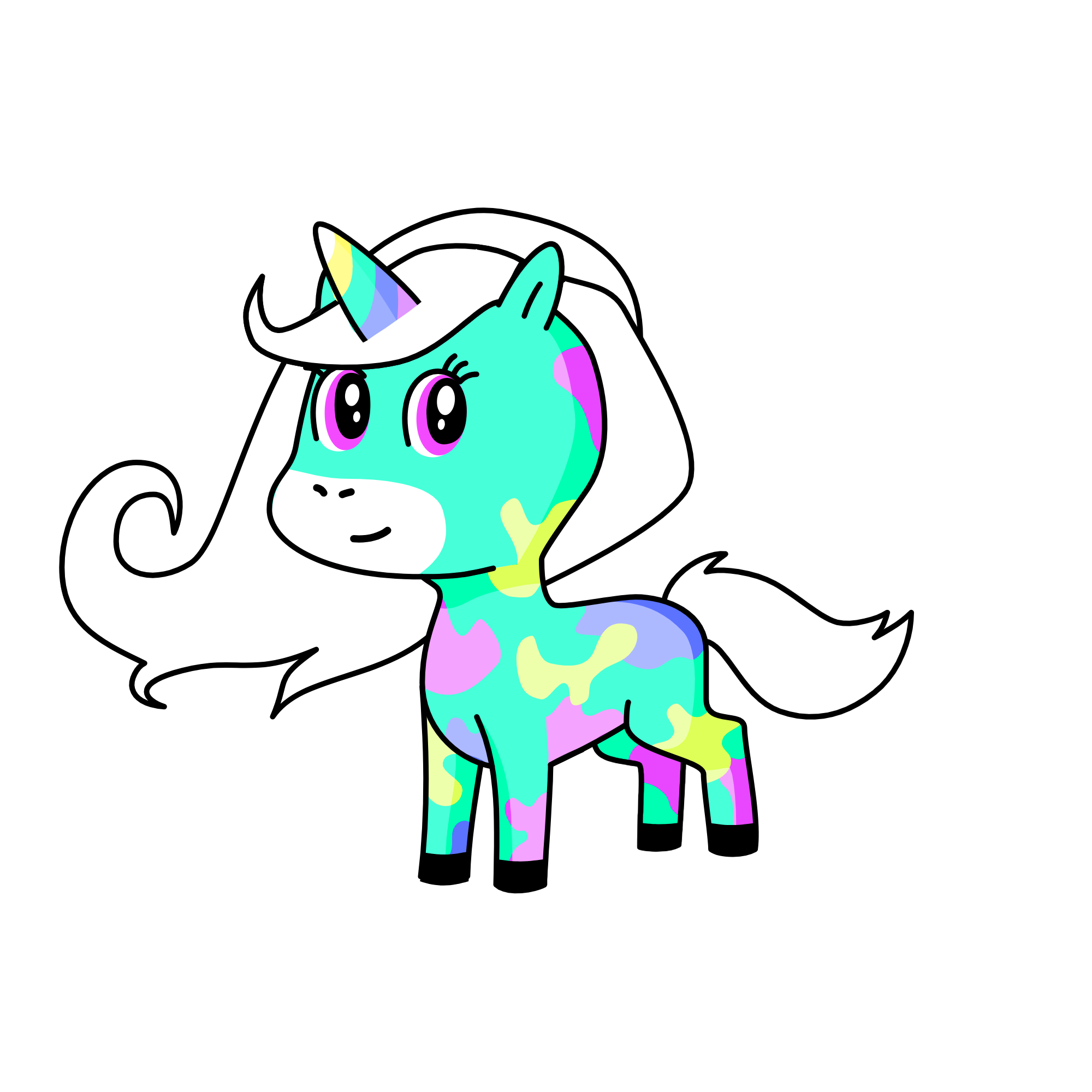 pastel piper, the unicorn