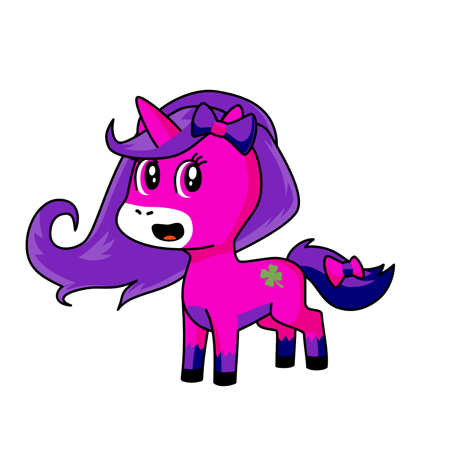 clover, the unicorn