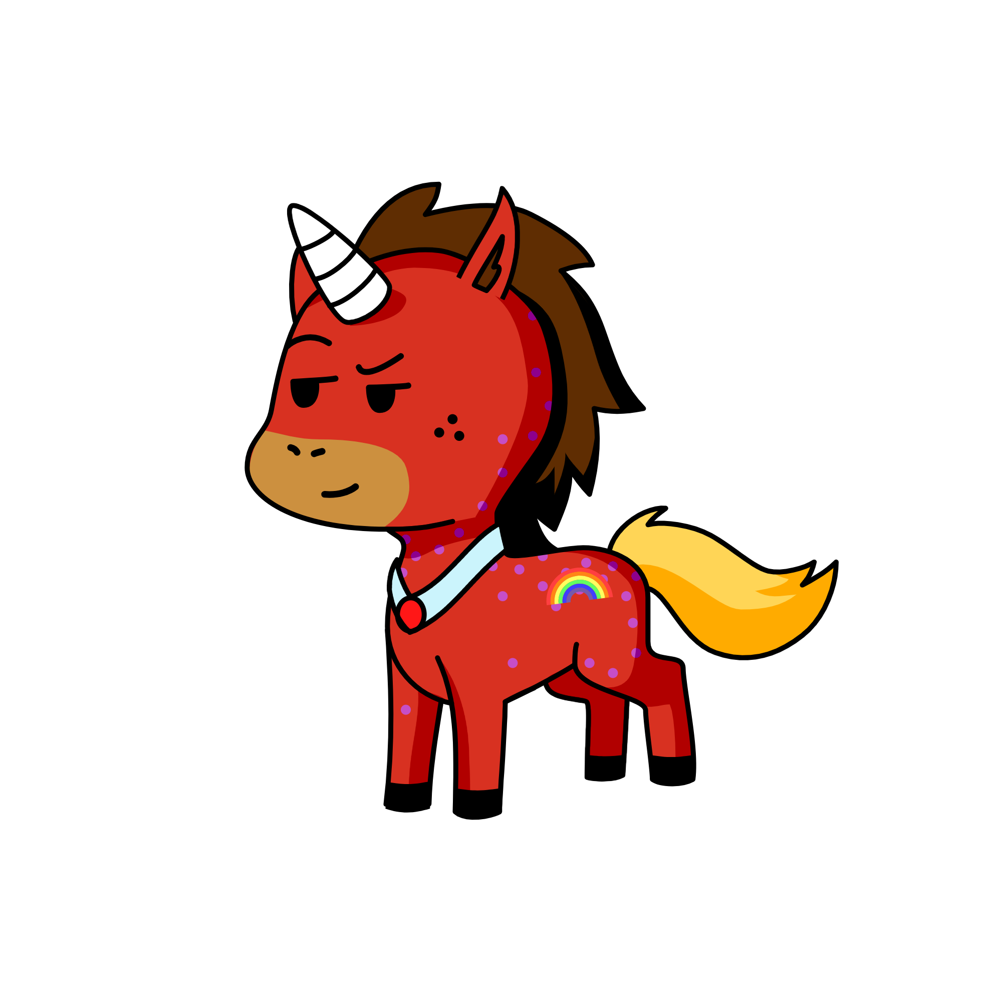 red lightning, the unicorn