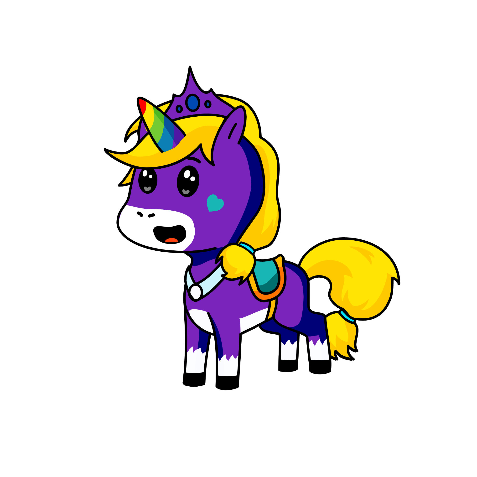 Free, the unicorn