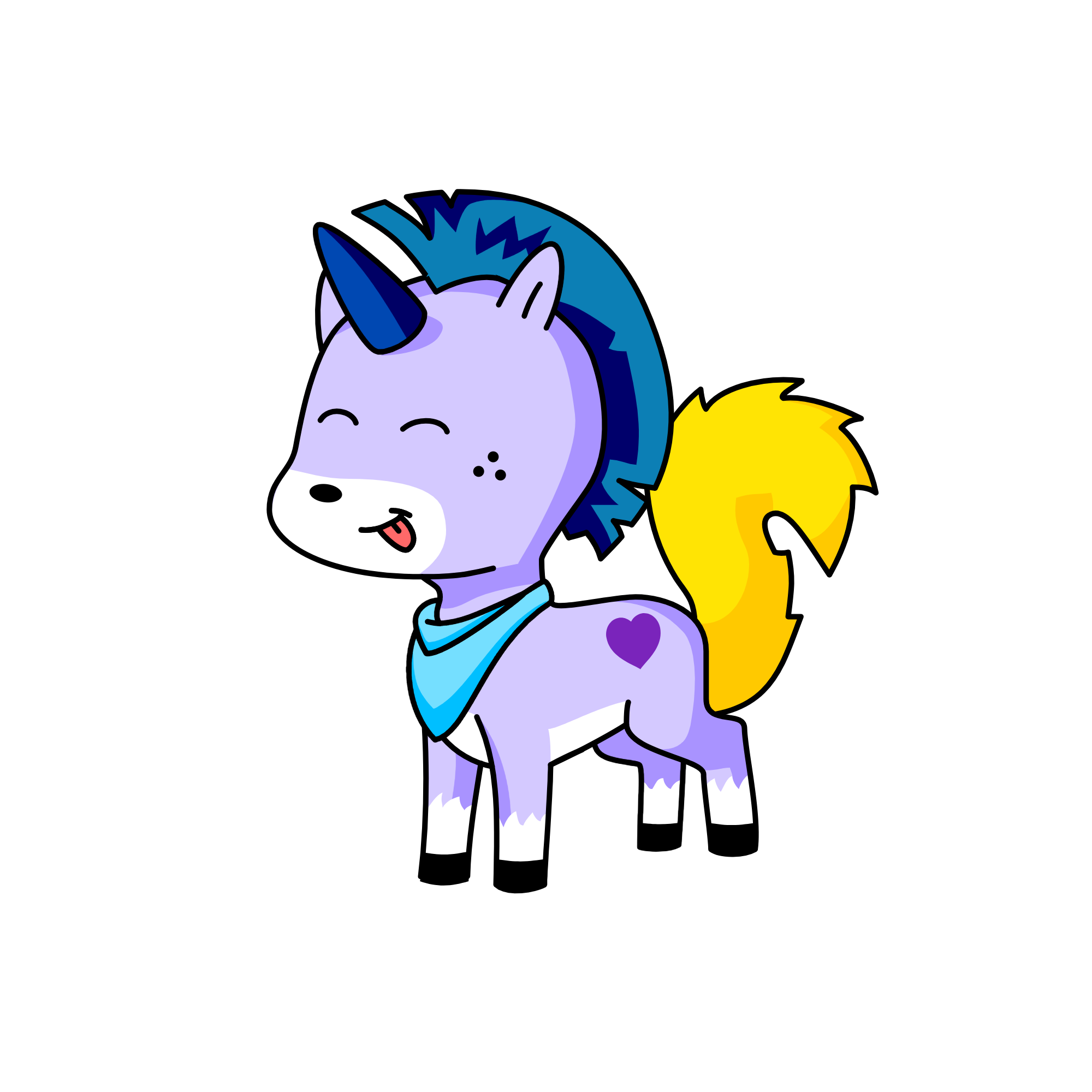 cheekie, the unicorn