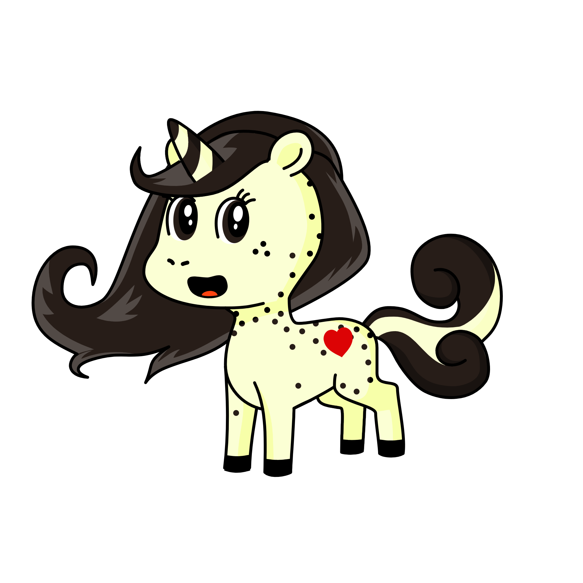 Cookie Cream, the unicorn