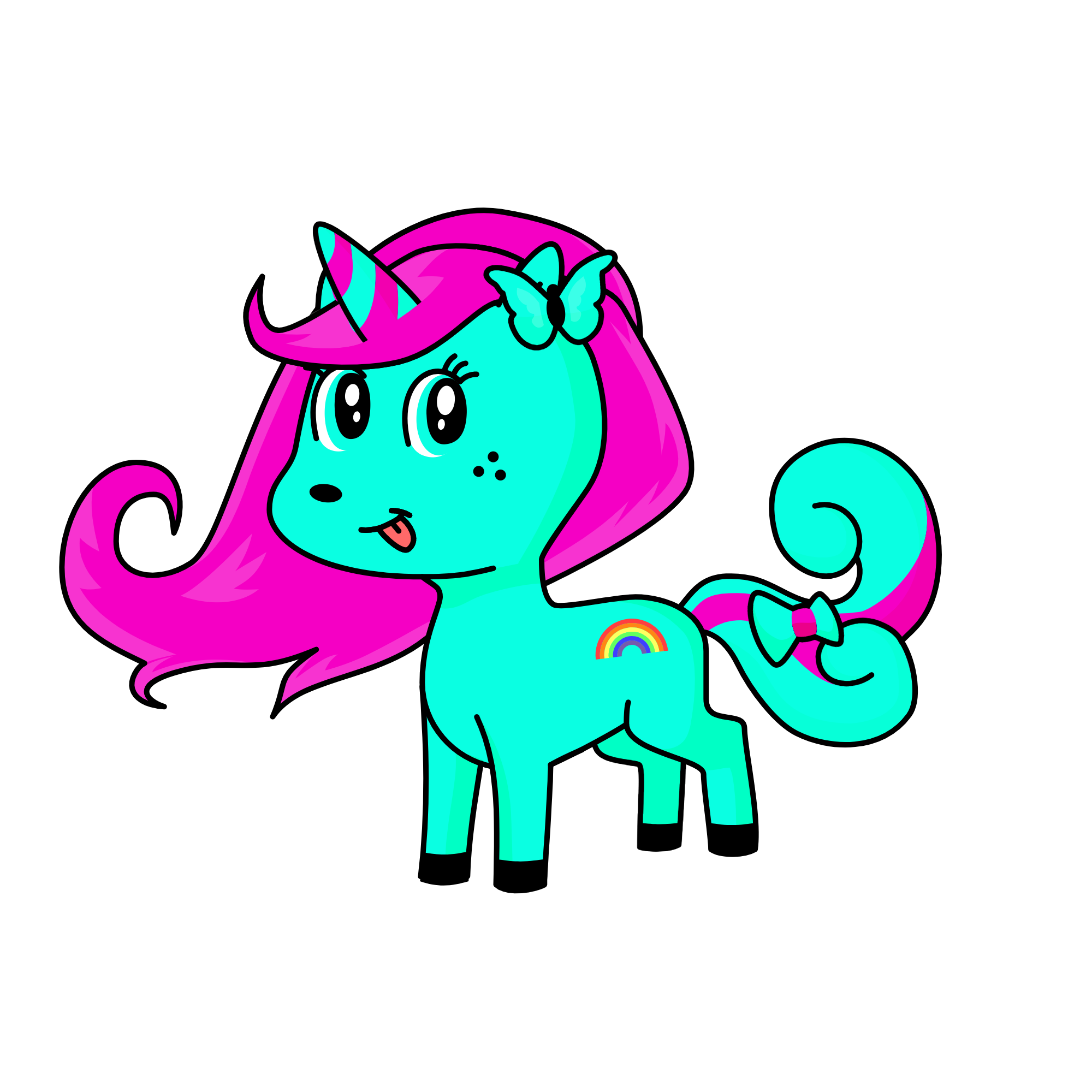 Prettyocorn, the unicorn