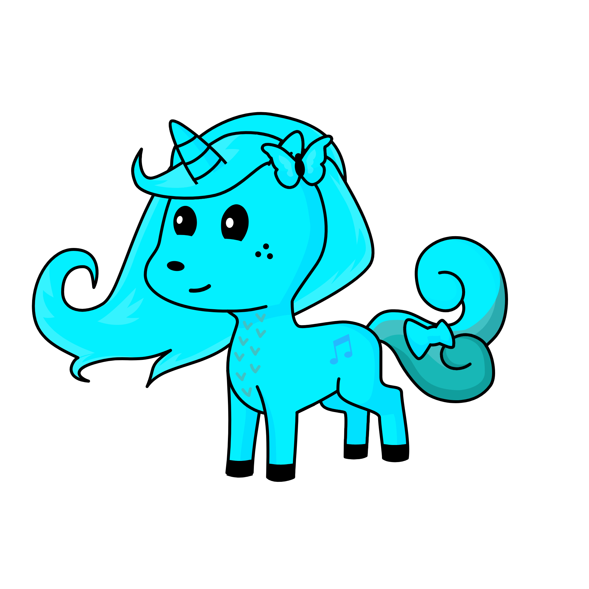 Sky, the unicorn