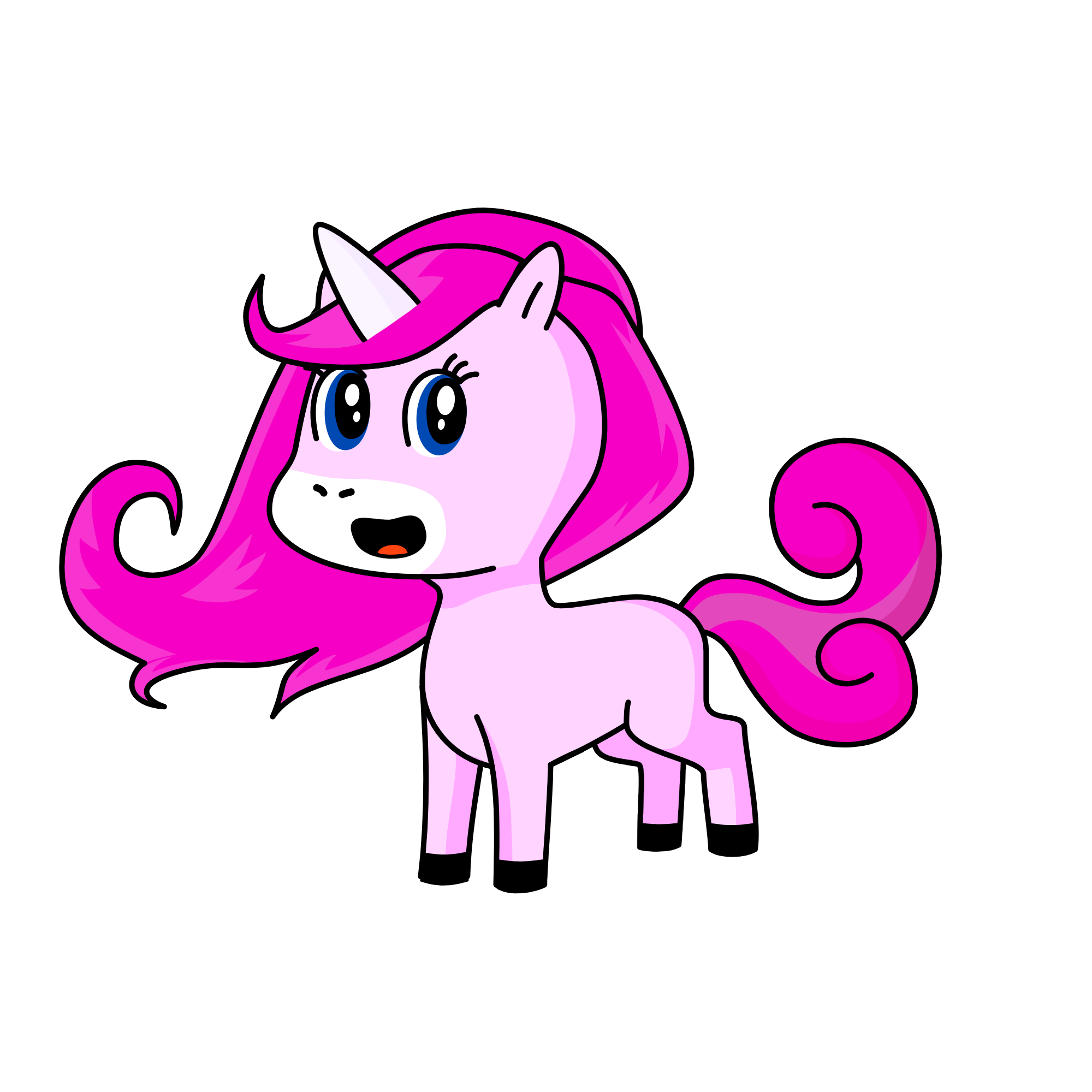 Pinkie pie, the unicorn