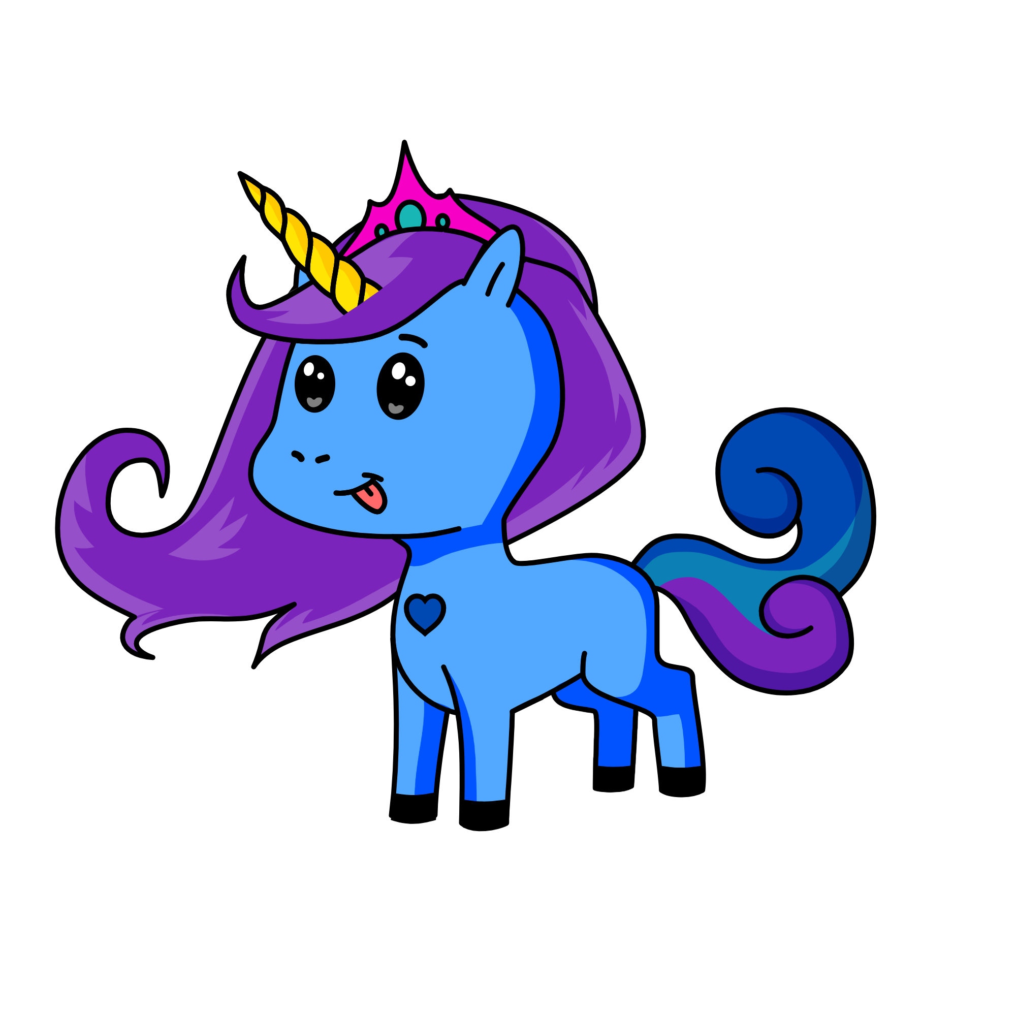               Queen  Kasie                                                               , the unicorn