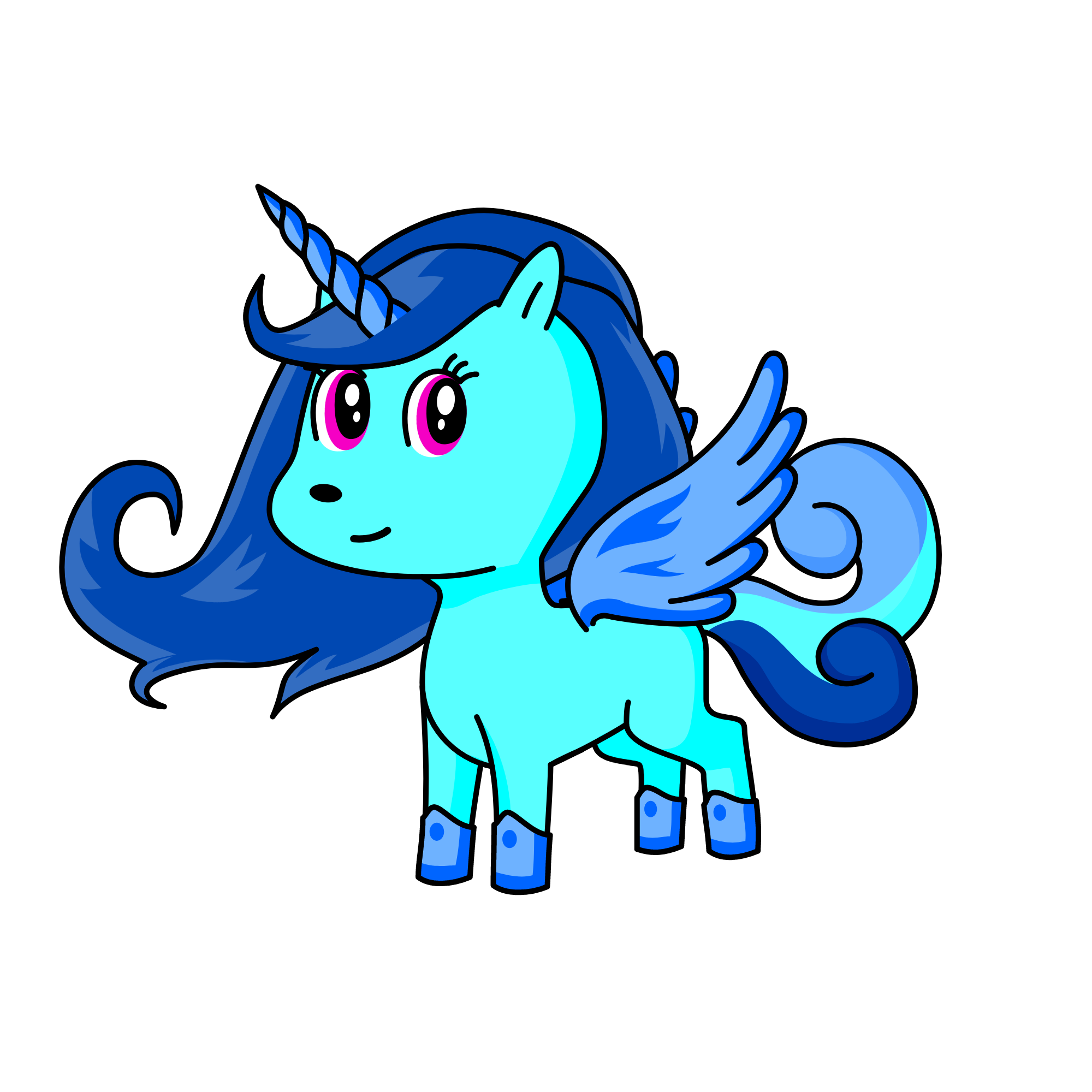 saphire, the unicorn