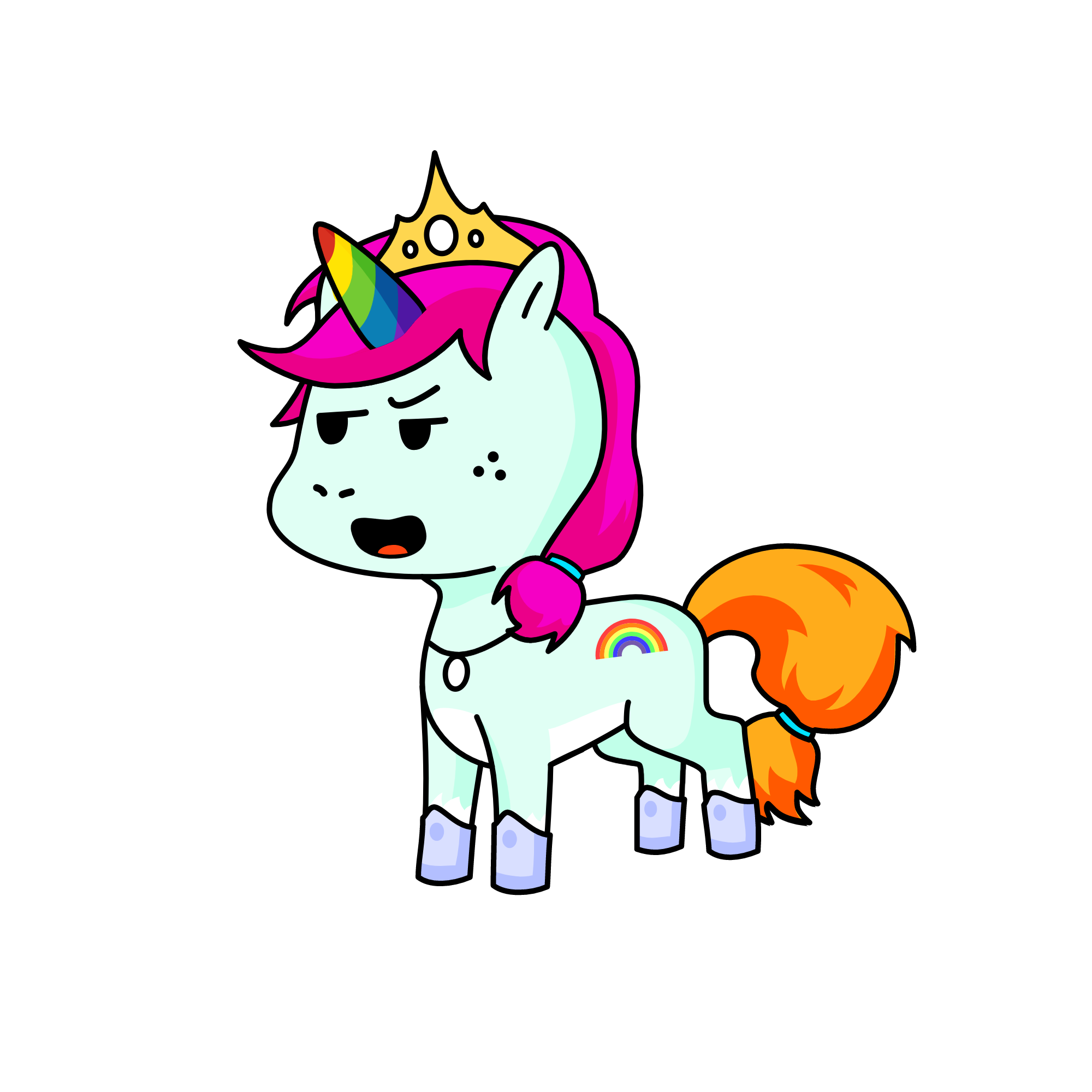 lou lou, the unicorn