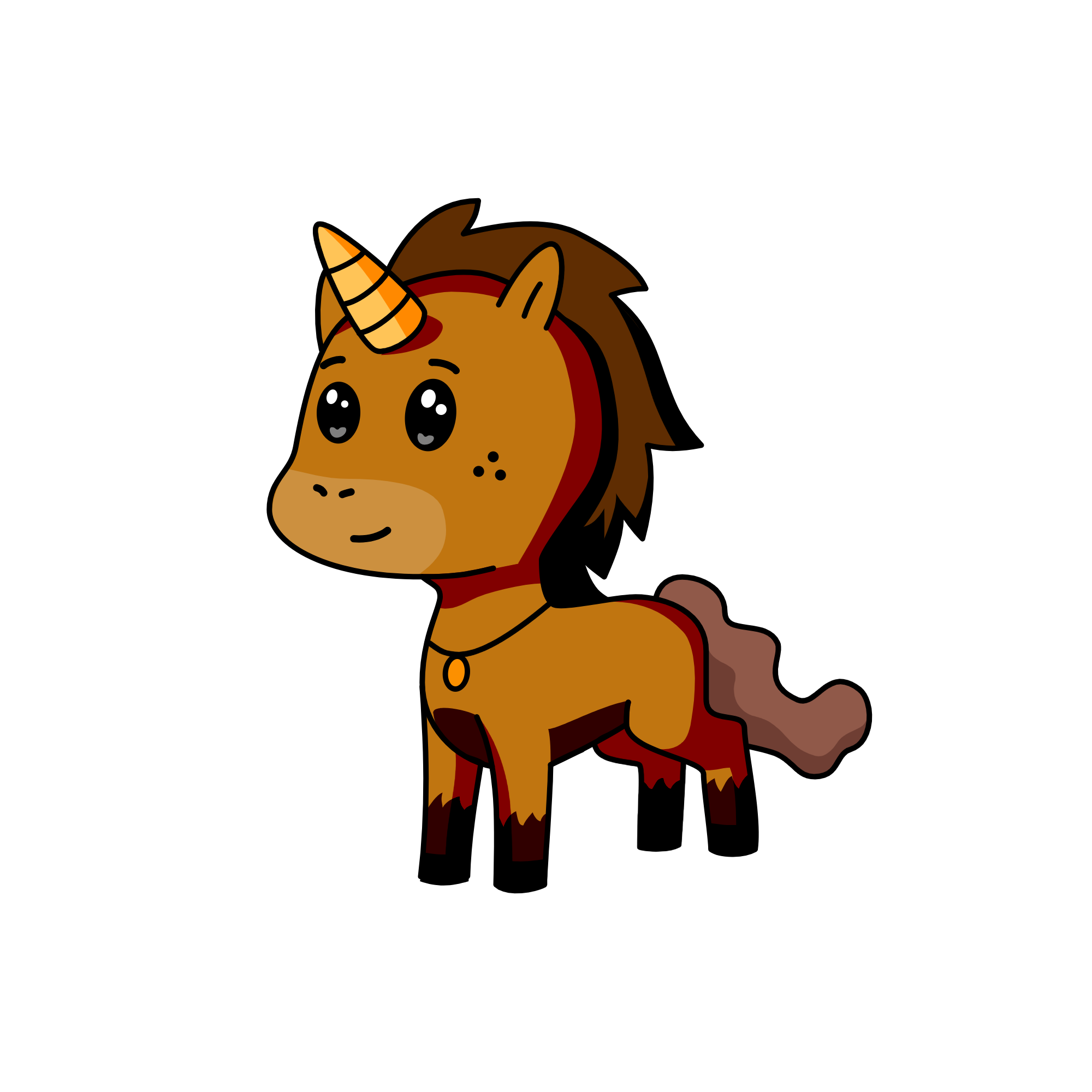 BROWNEE, the unicorn