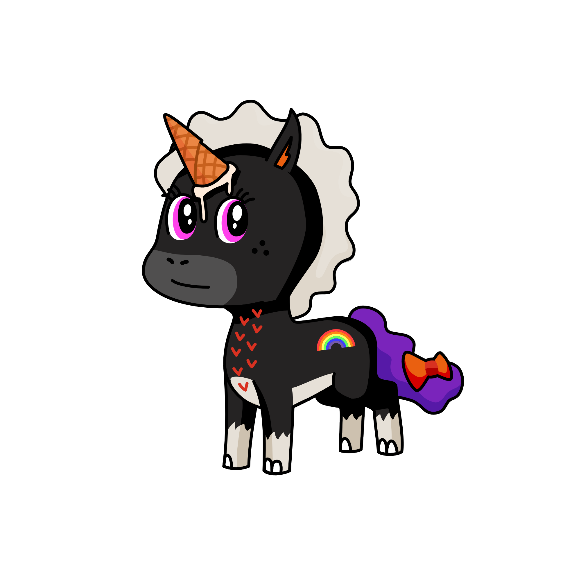 SİYAH, the unicorn