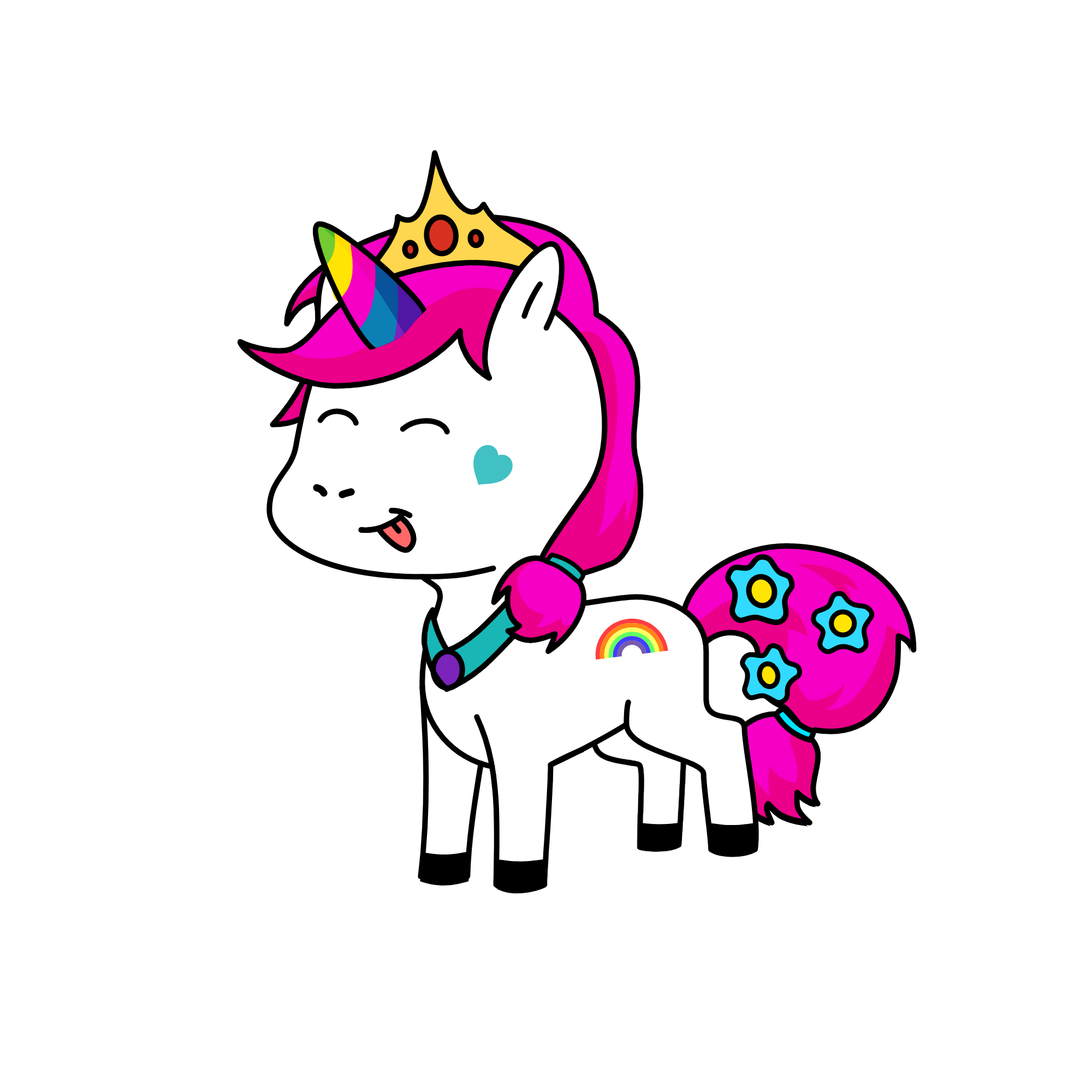 Cilla junior, the unicorn