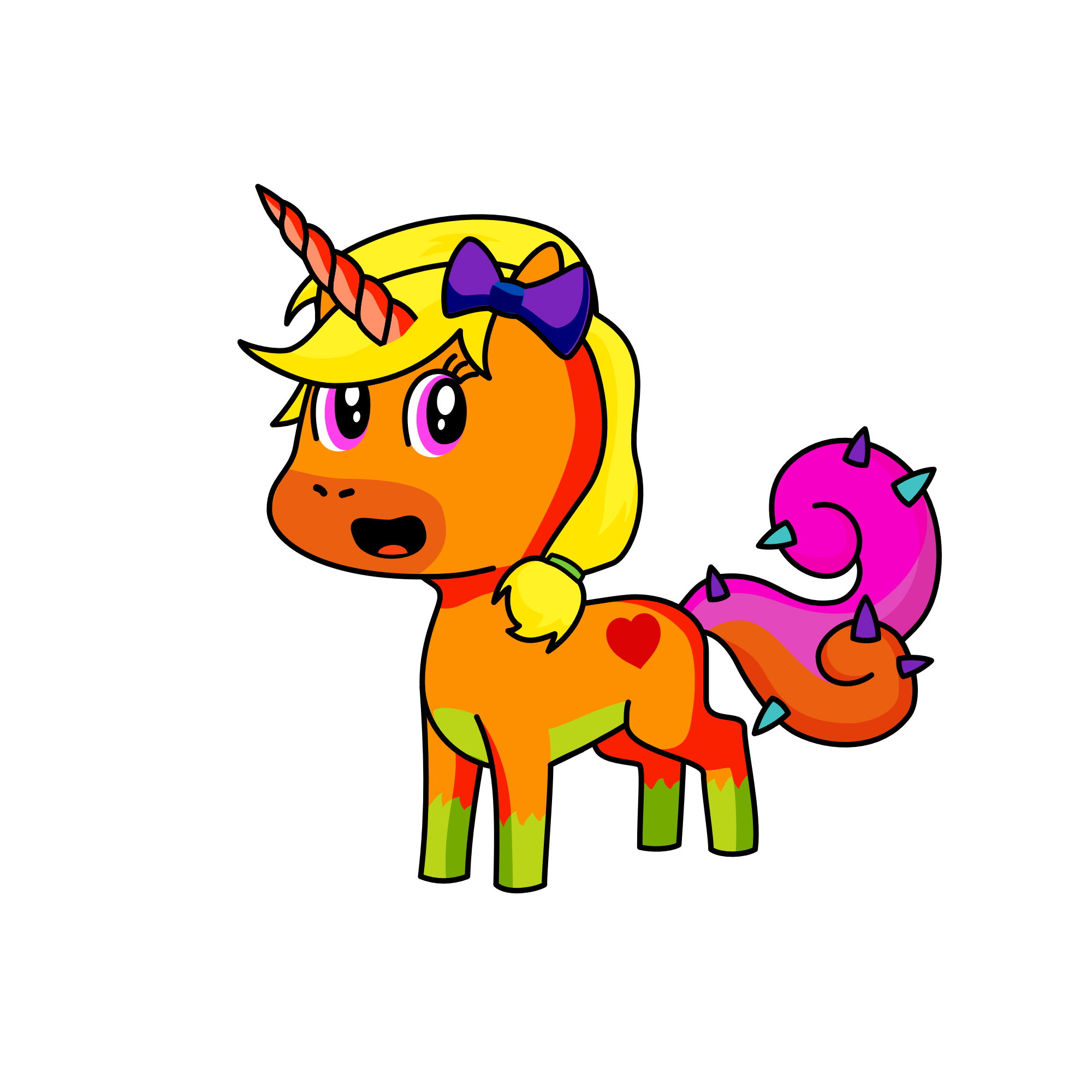 Giuly, the unicorn
