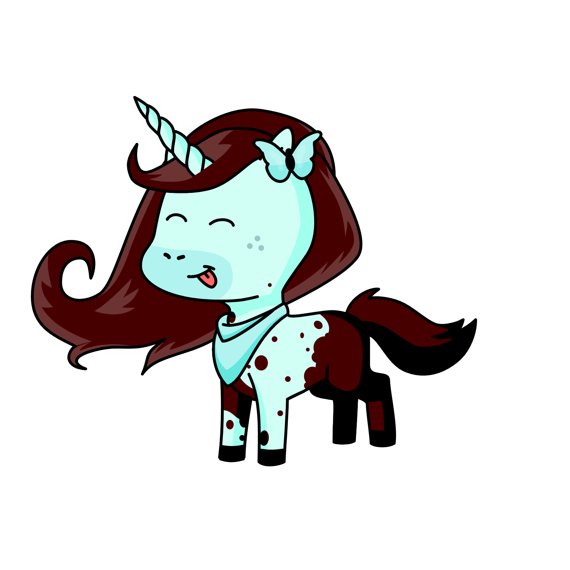 Mint Chocolate, the unicorn