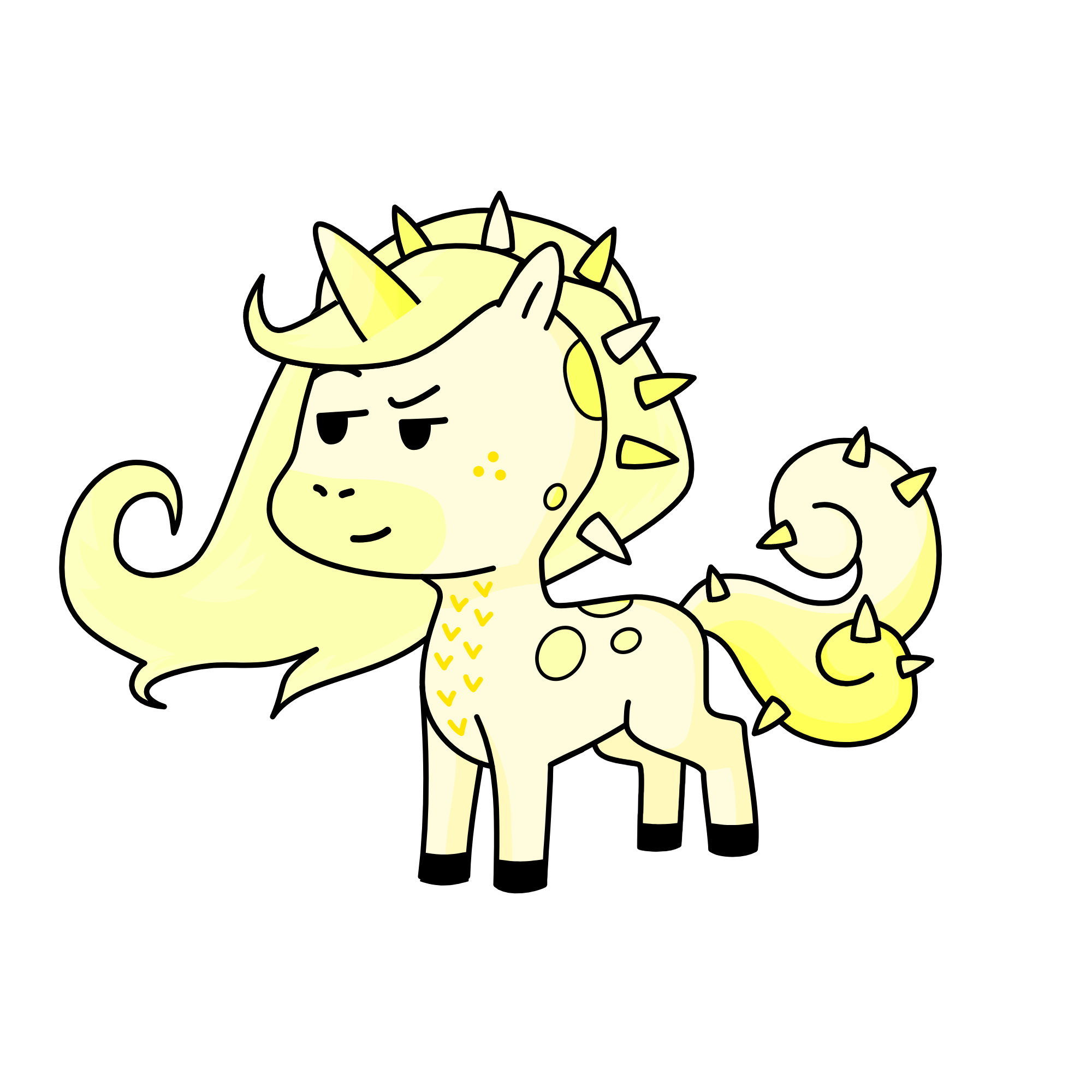 Giraffe, the unicorn