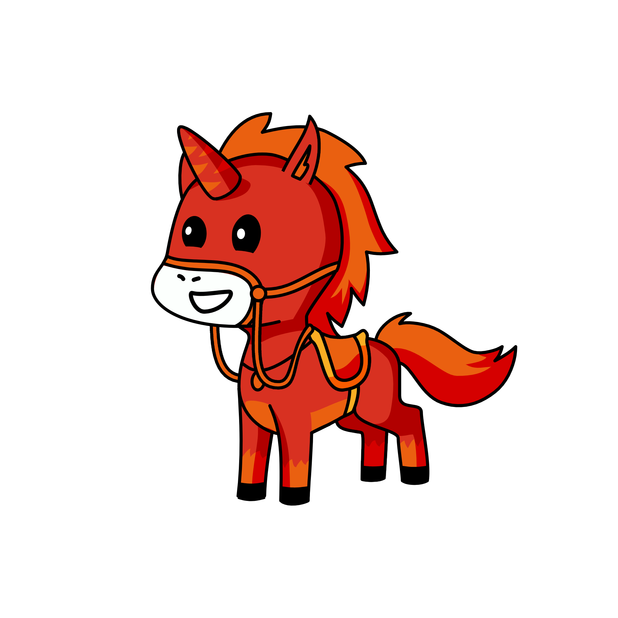 Fire, the unicorn