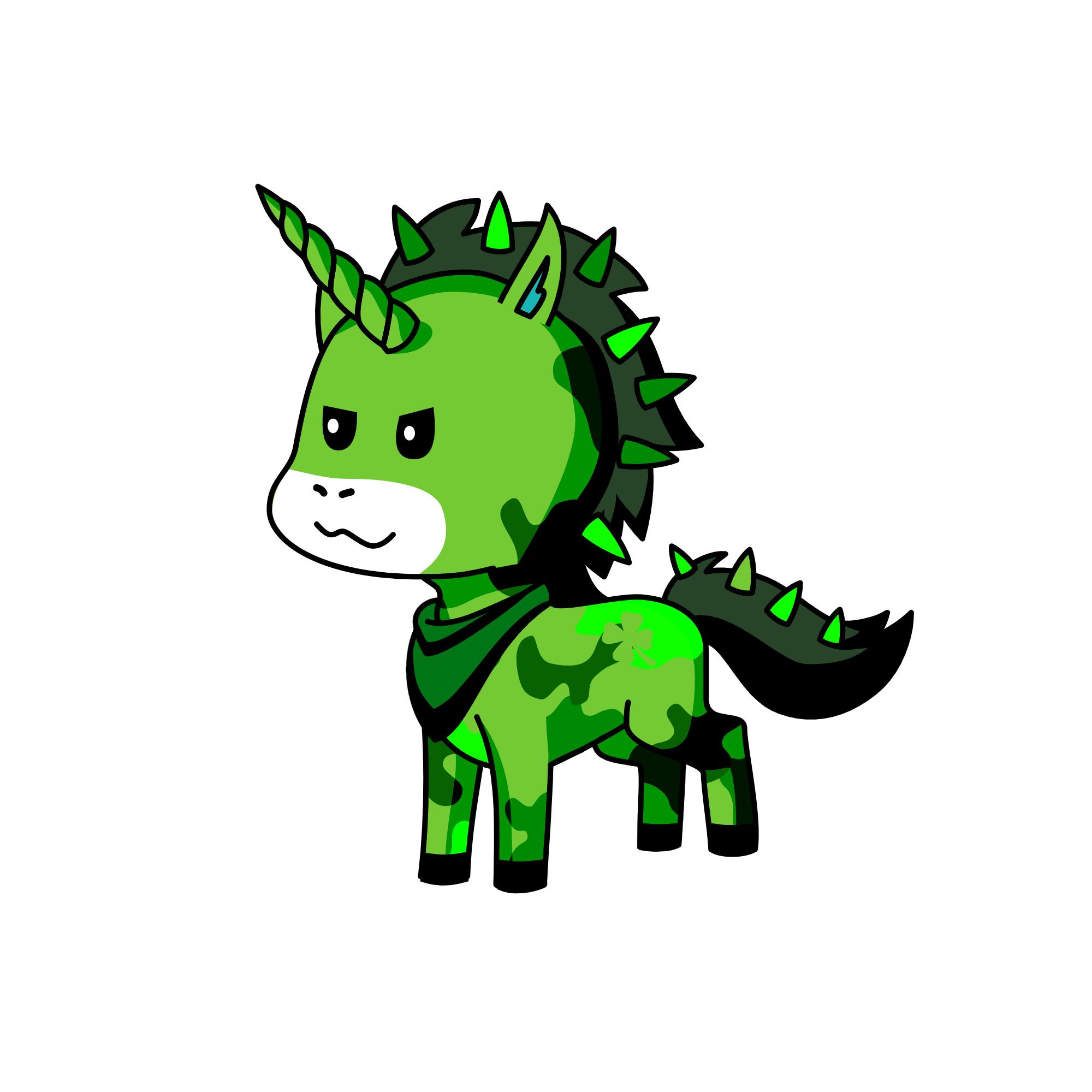 Camo, the unicorn