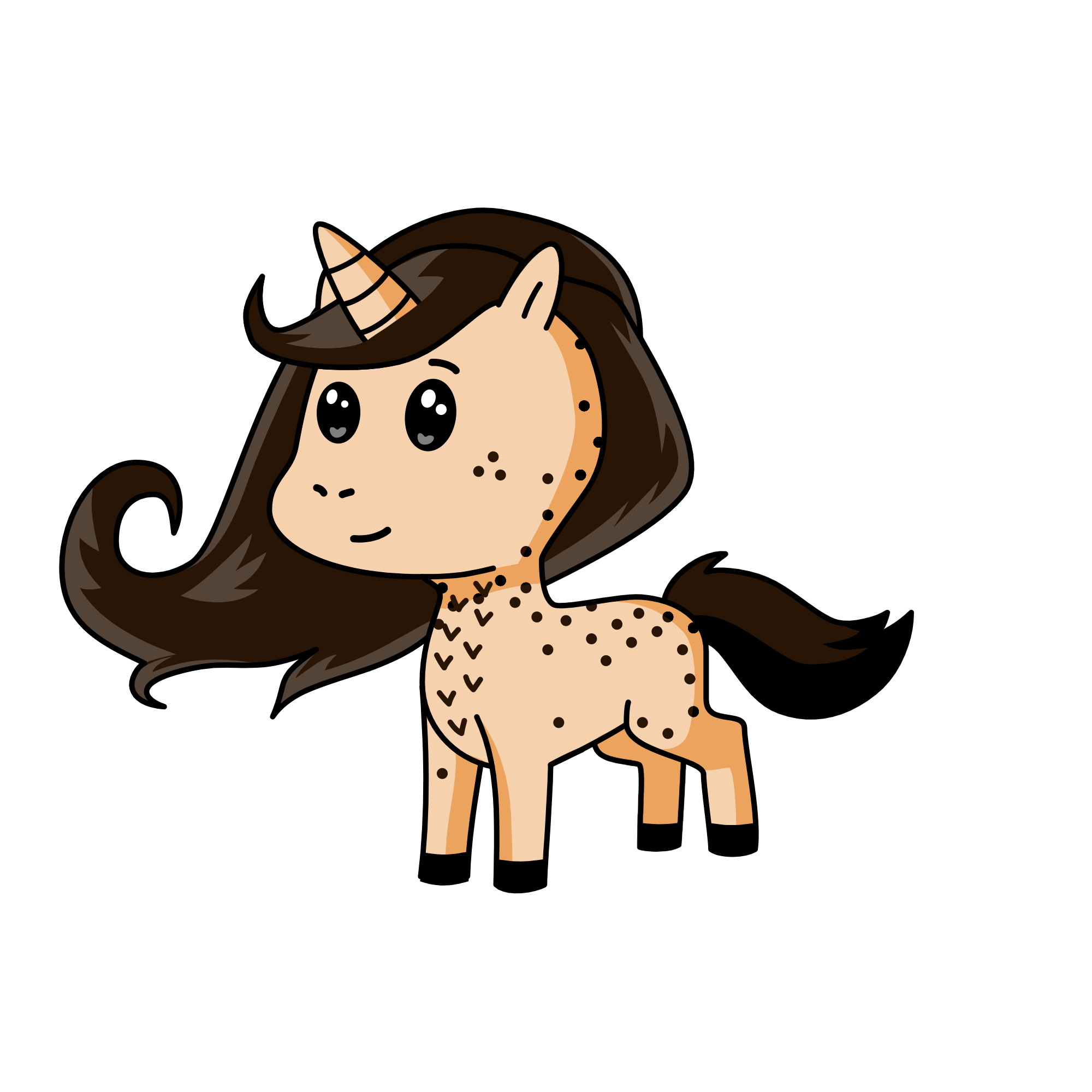 Chocolate chip cookie, the unicorn