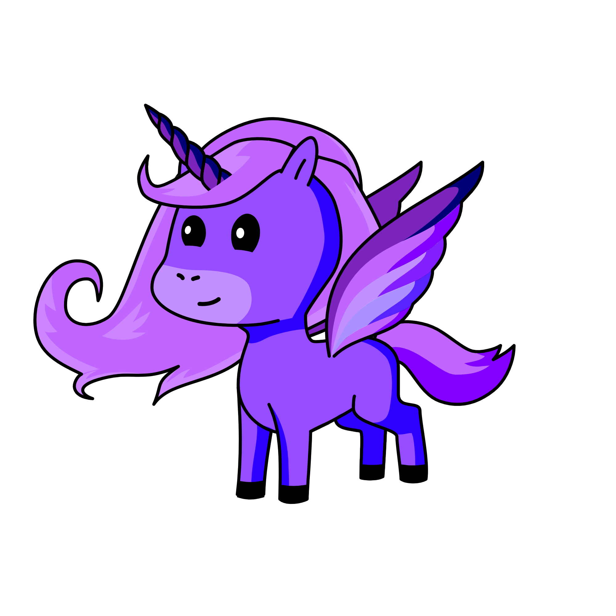 Violet's sister, the unicorn