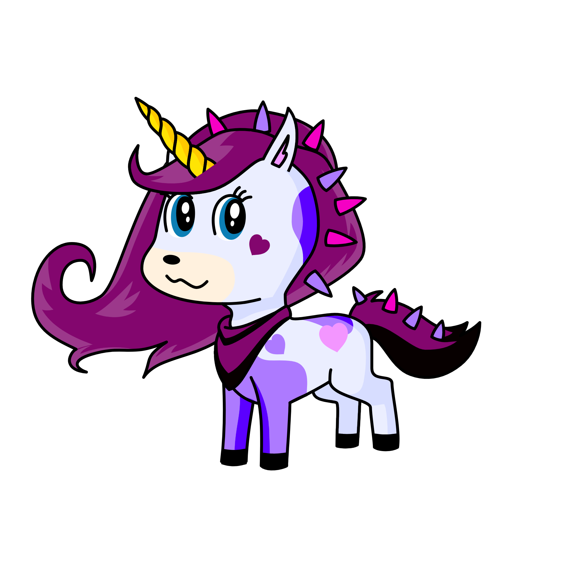 Grape, the unicorn