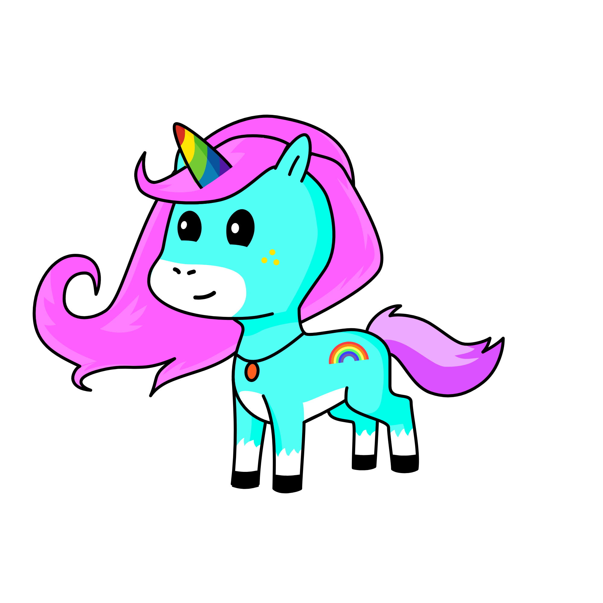 Dash, the unicorn
