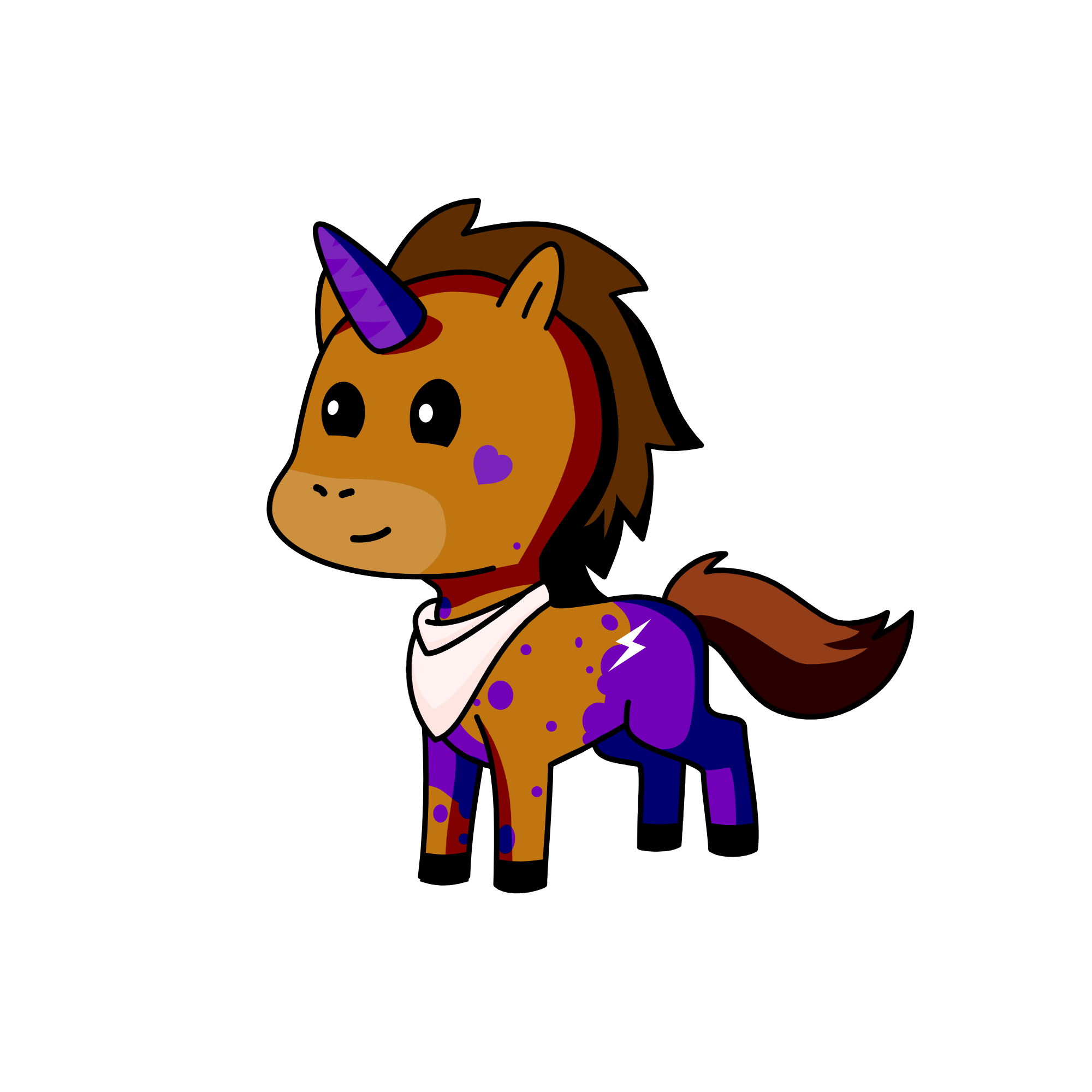 Princess Brownie, the unicorn
