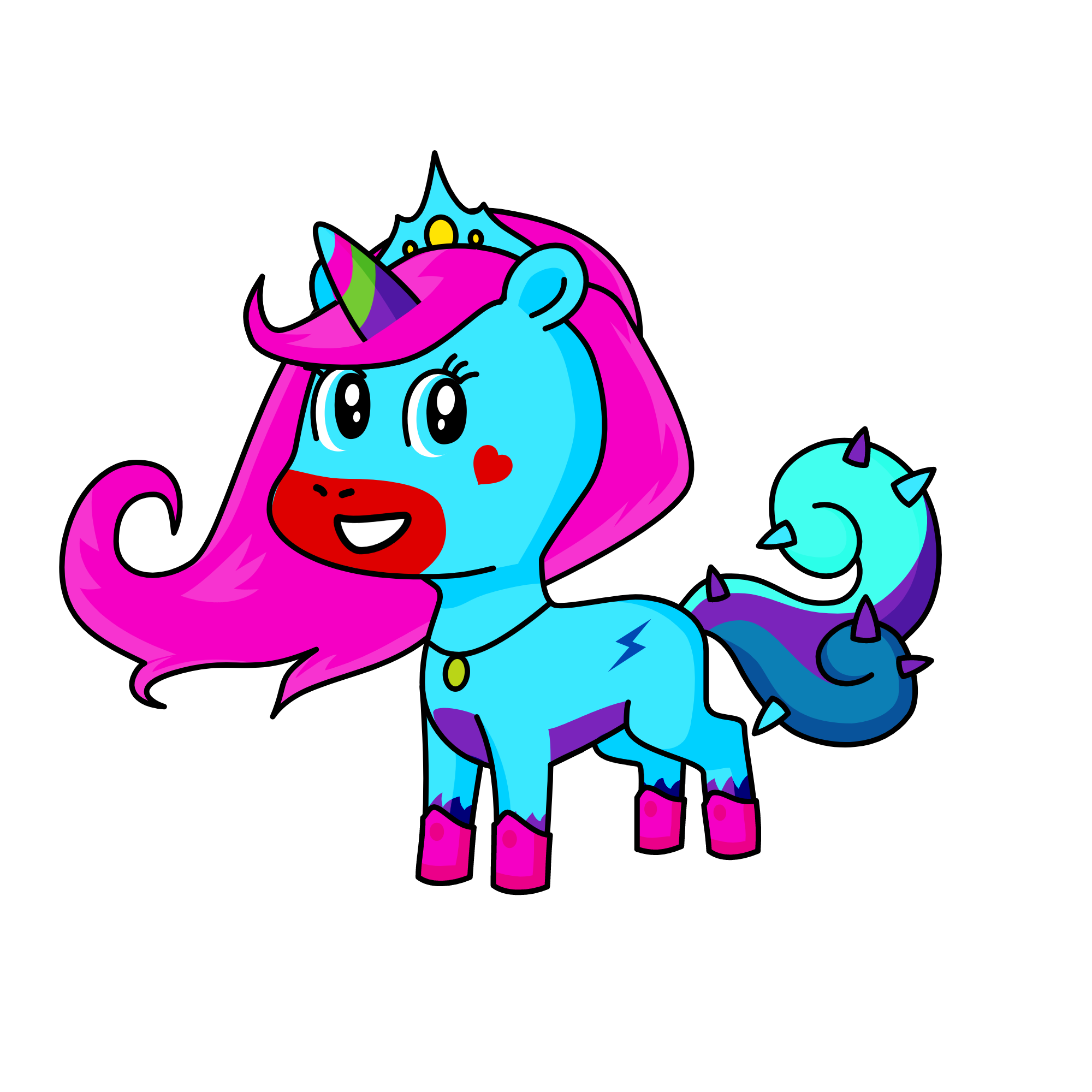 Angel, the unicorn
