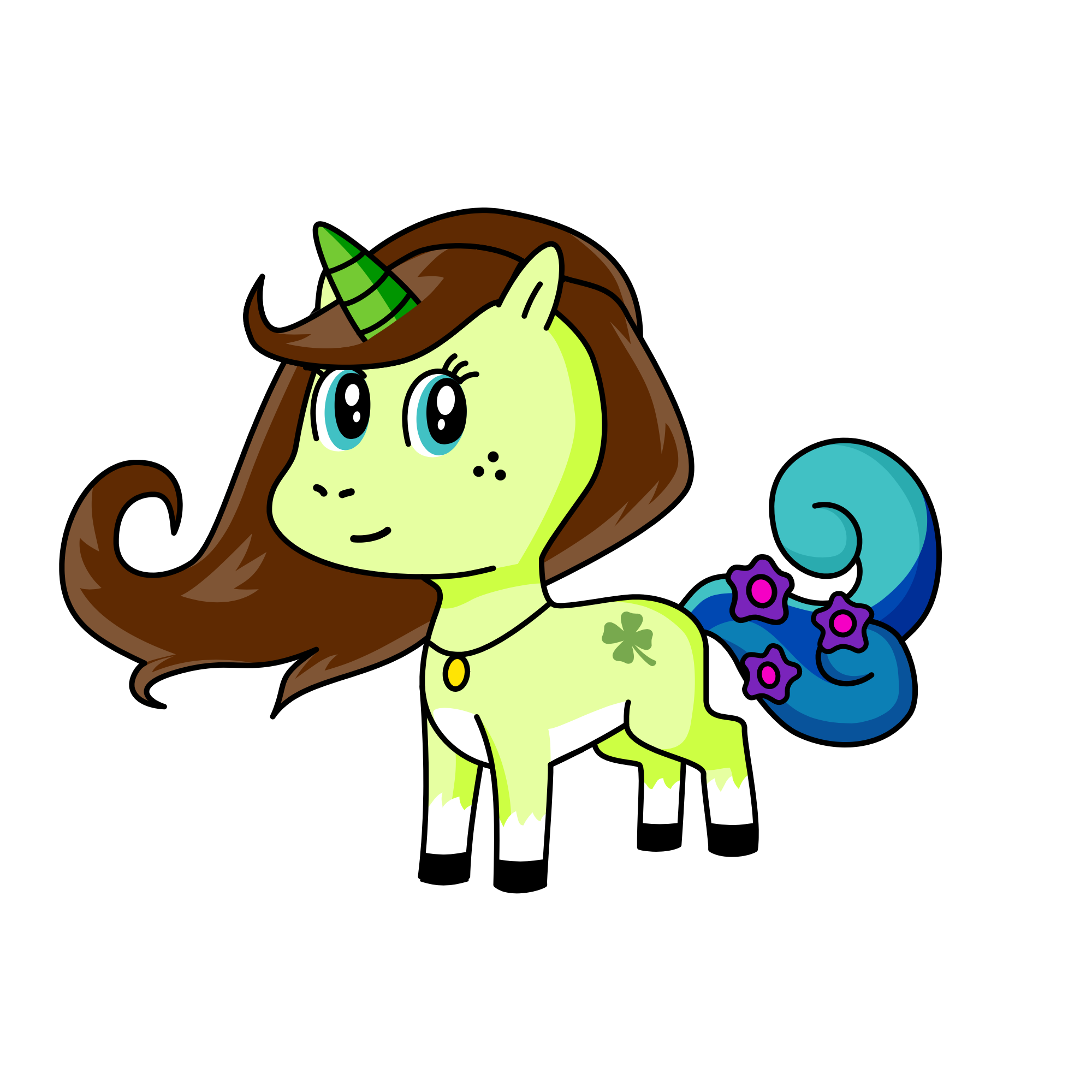 Woodsie , the unicorn