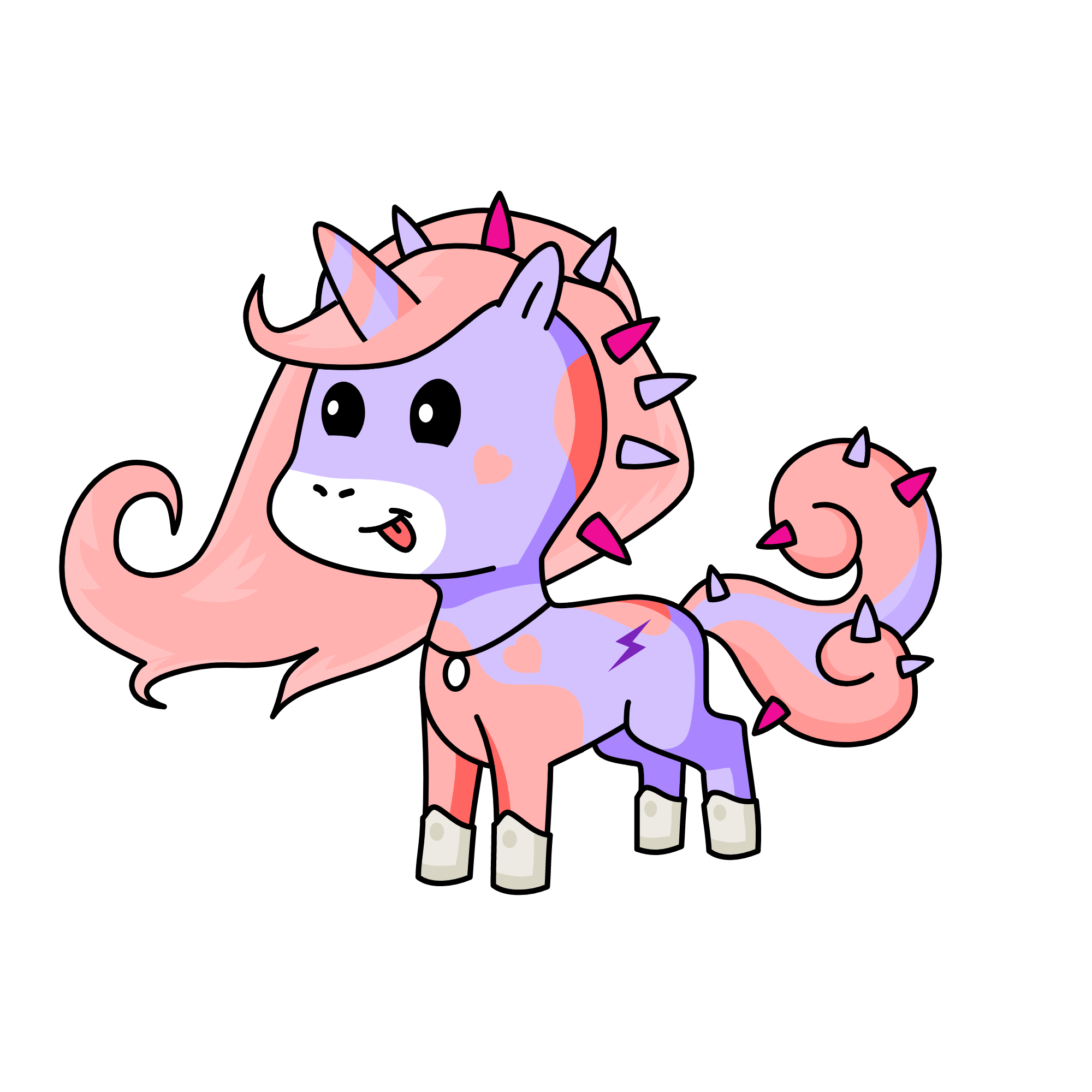 bubble gum, the unicorn