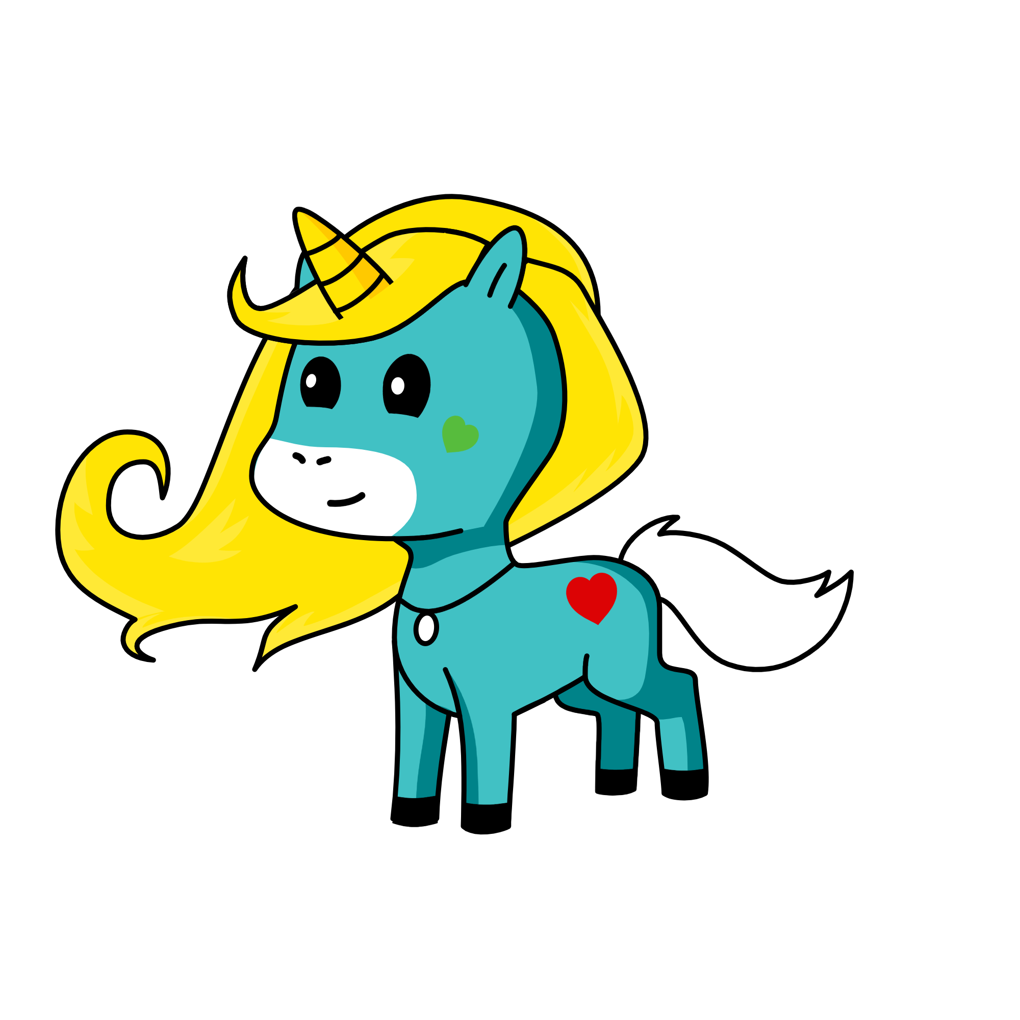 Blasi, the unicorn