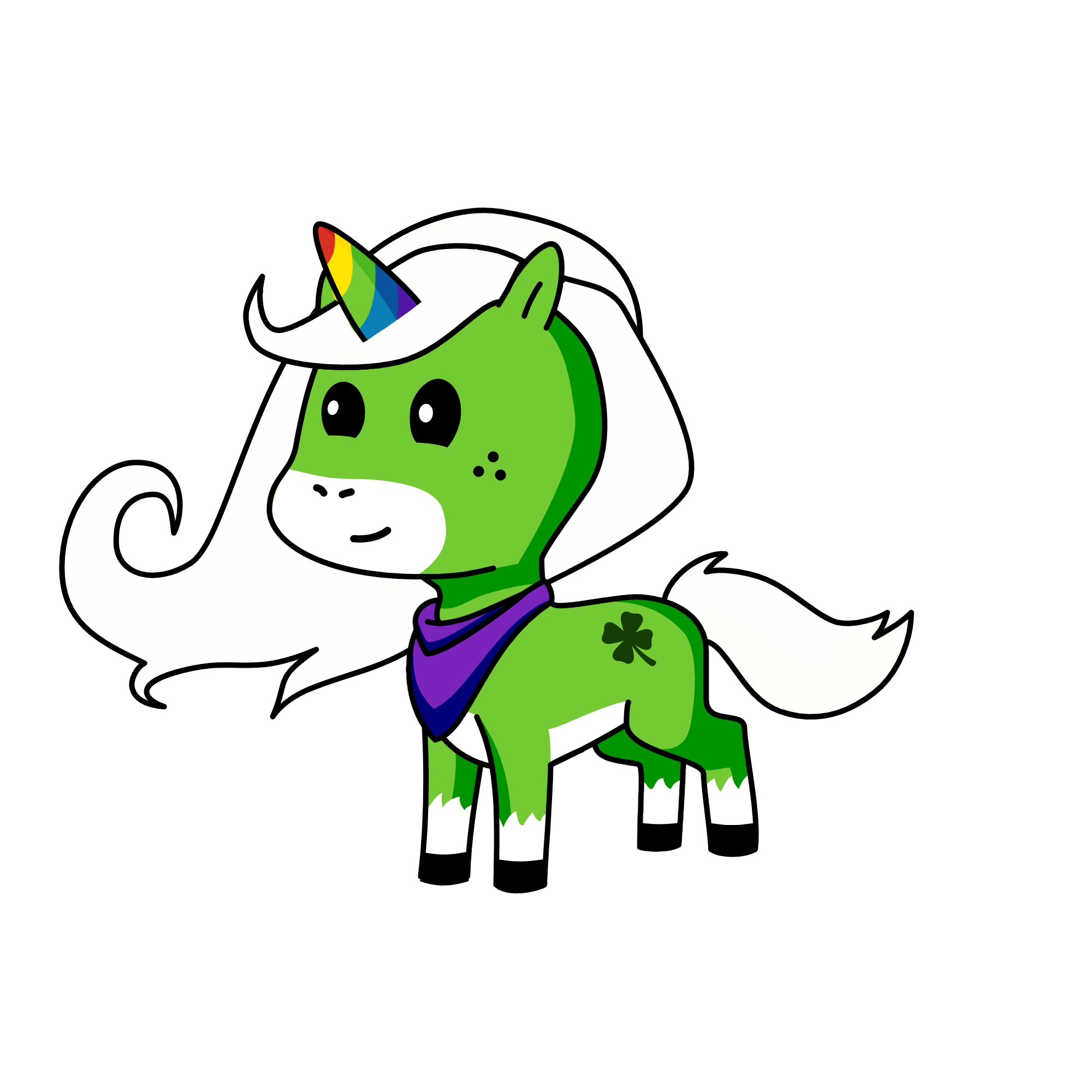 Lucky, the unicorn