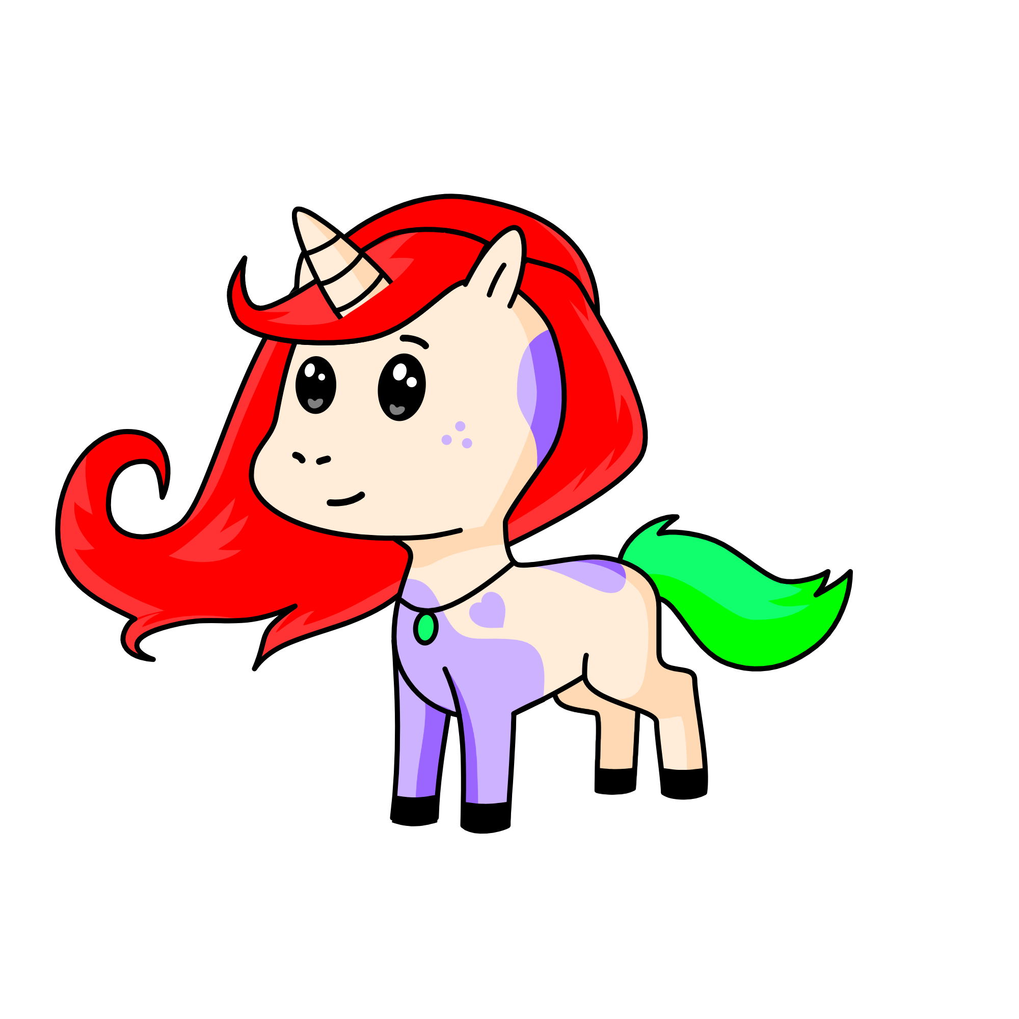 Ariel, the unicorn